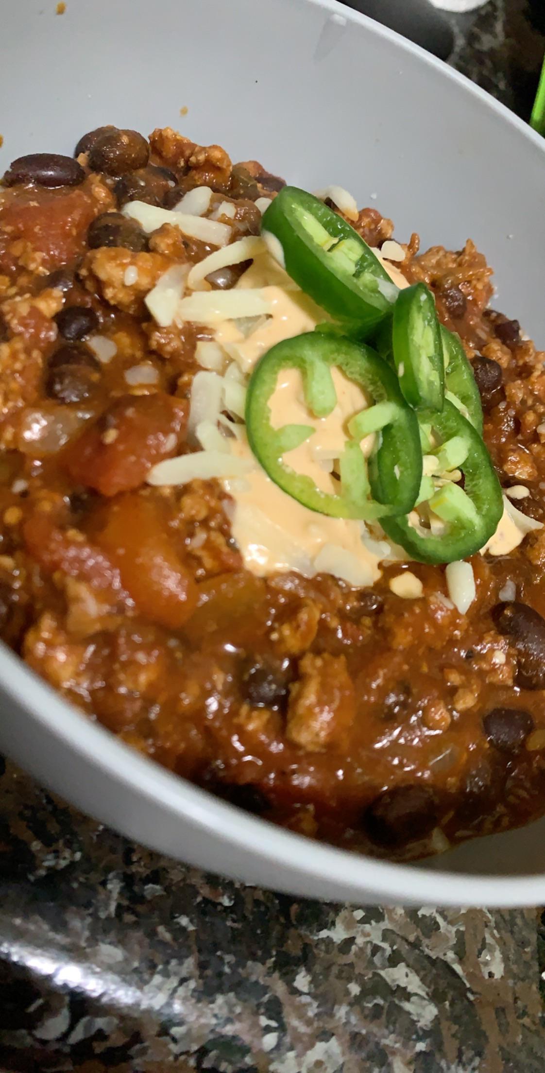 One pot pork & black bean chili. Yummy! r/hellofresh