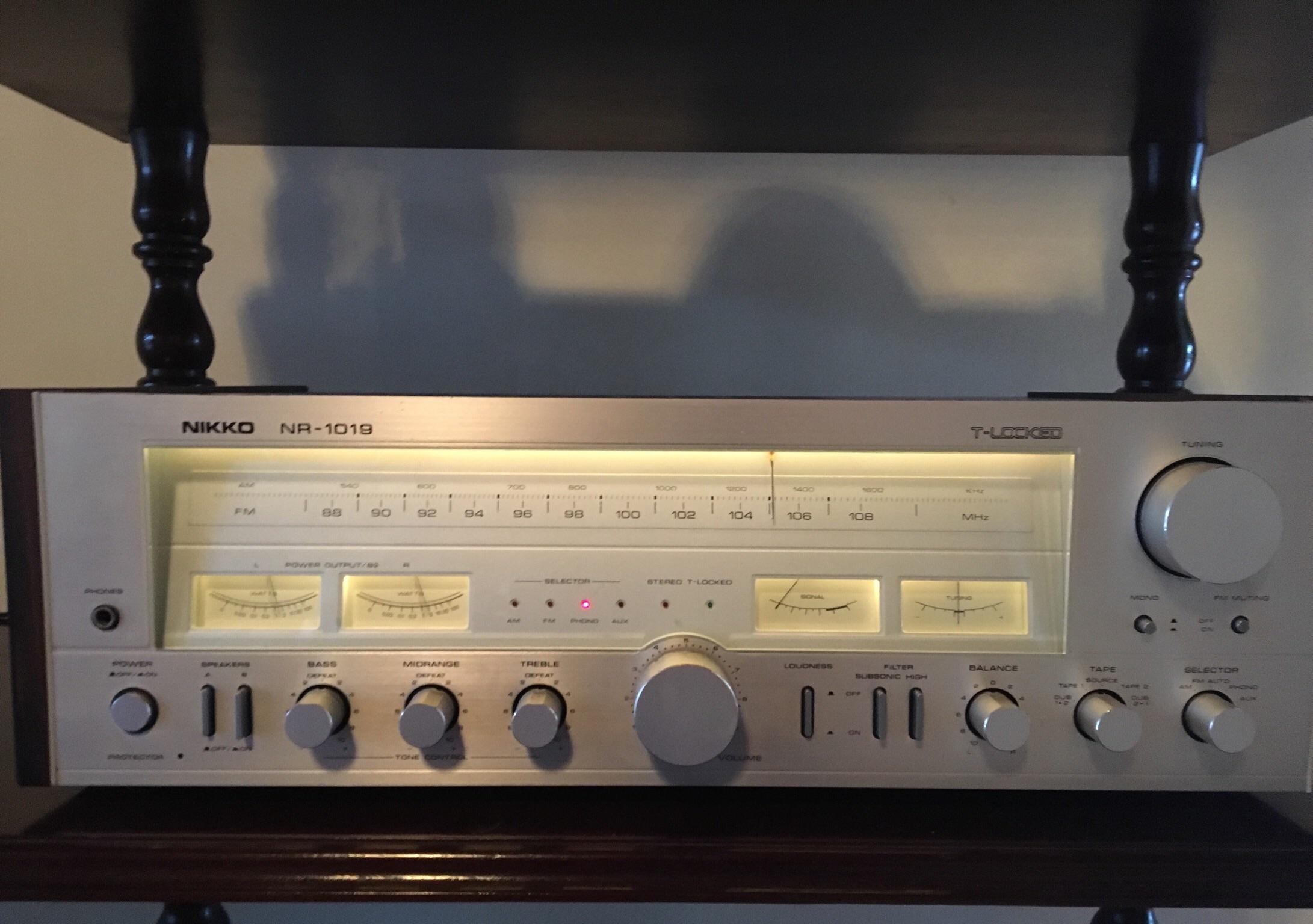 My new Receiver. Nikko 1019. r/vintageaudio
