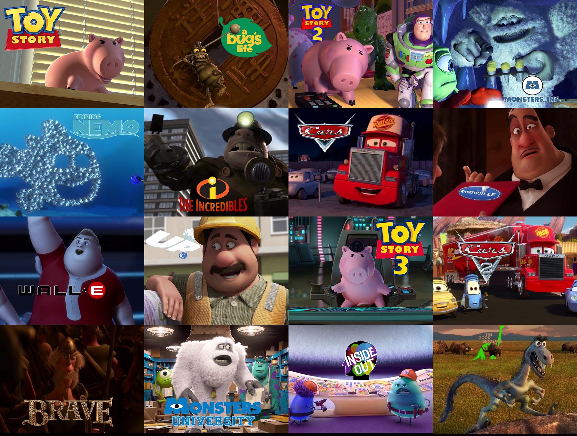 John Ratzenberger, Hamm from Toy Story (1995), is the only voice actor