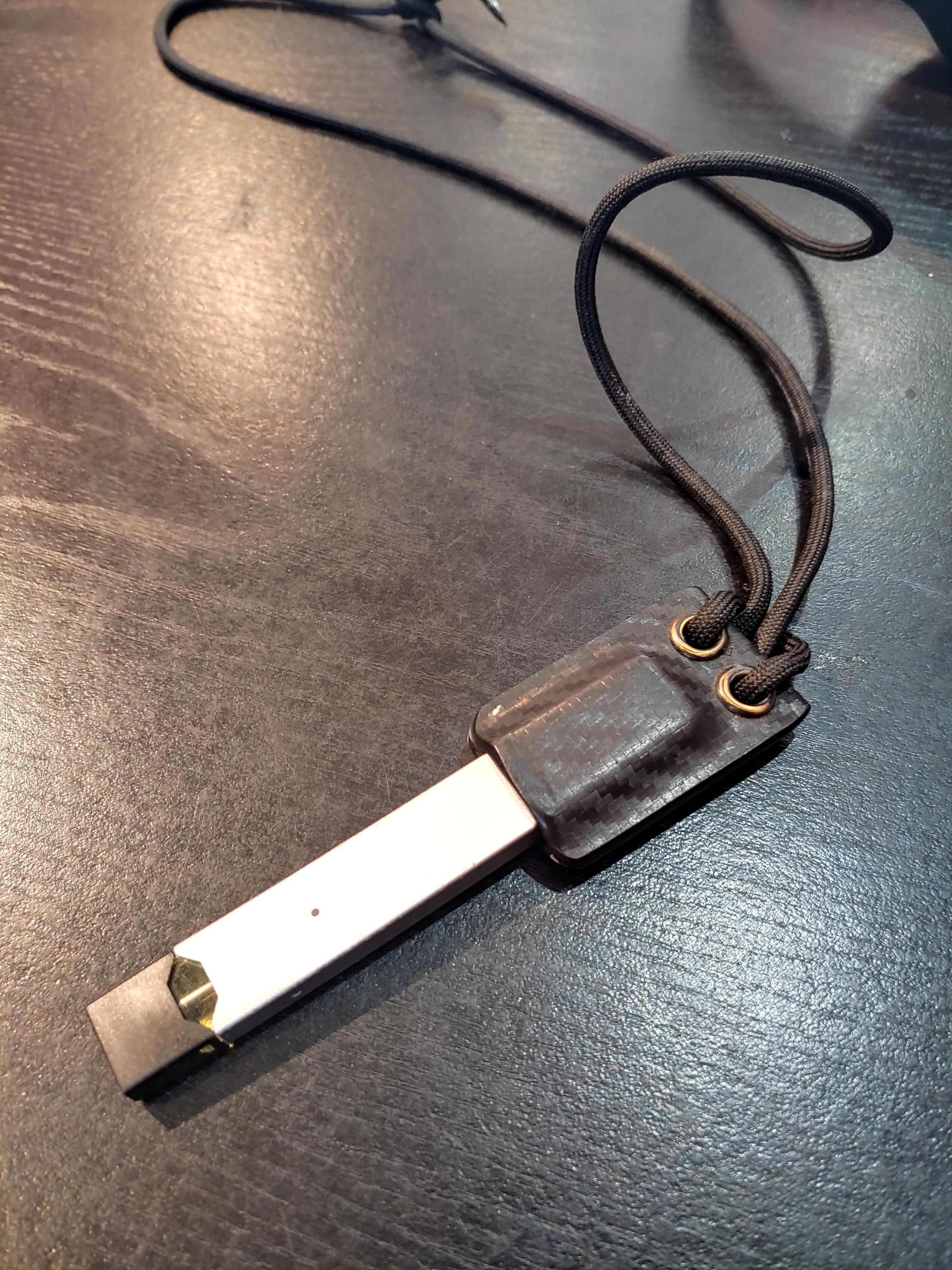 My Juul necklace. Haven't lost it in almost a year. Best 5 you could