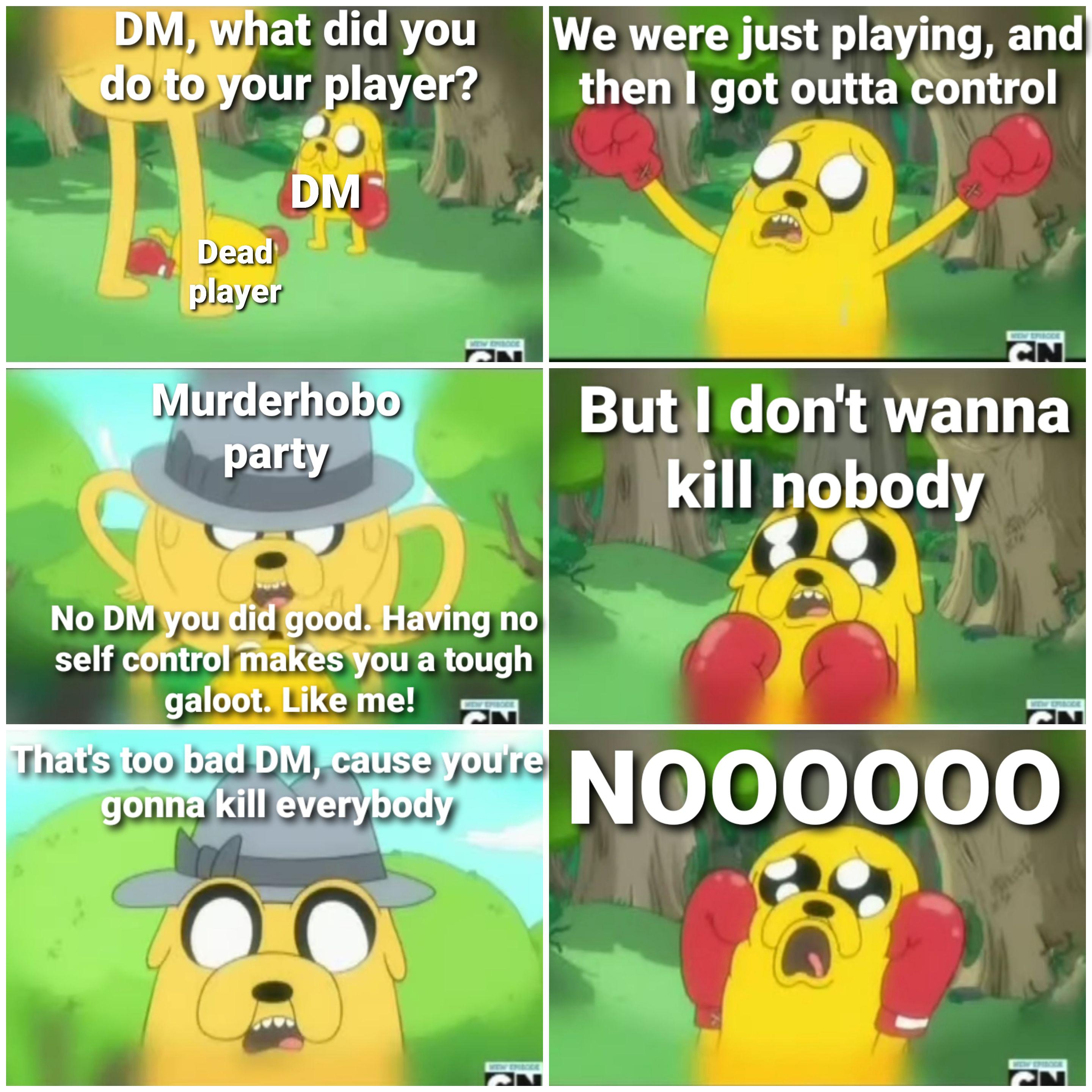 The first death in the campaign r/dndmemes