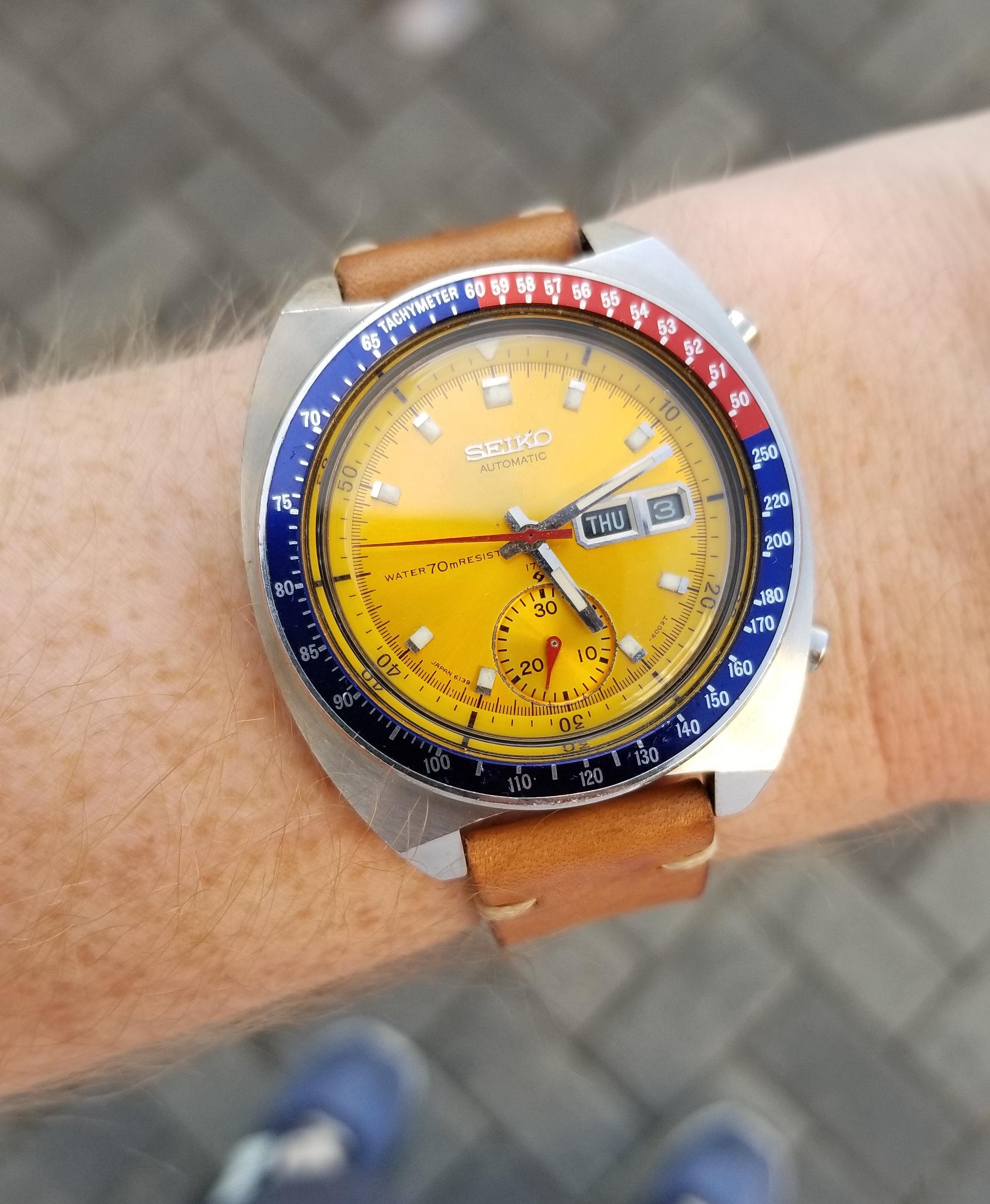 [Seiko 61396005] Pogue Automatic Chronograph Watches