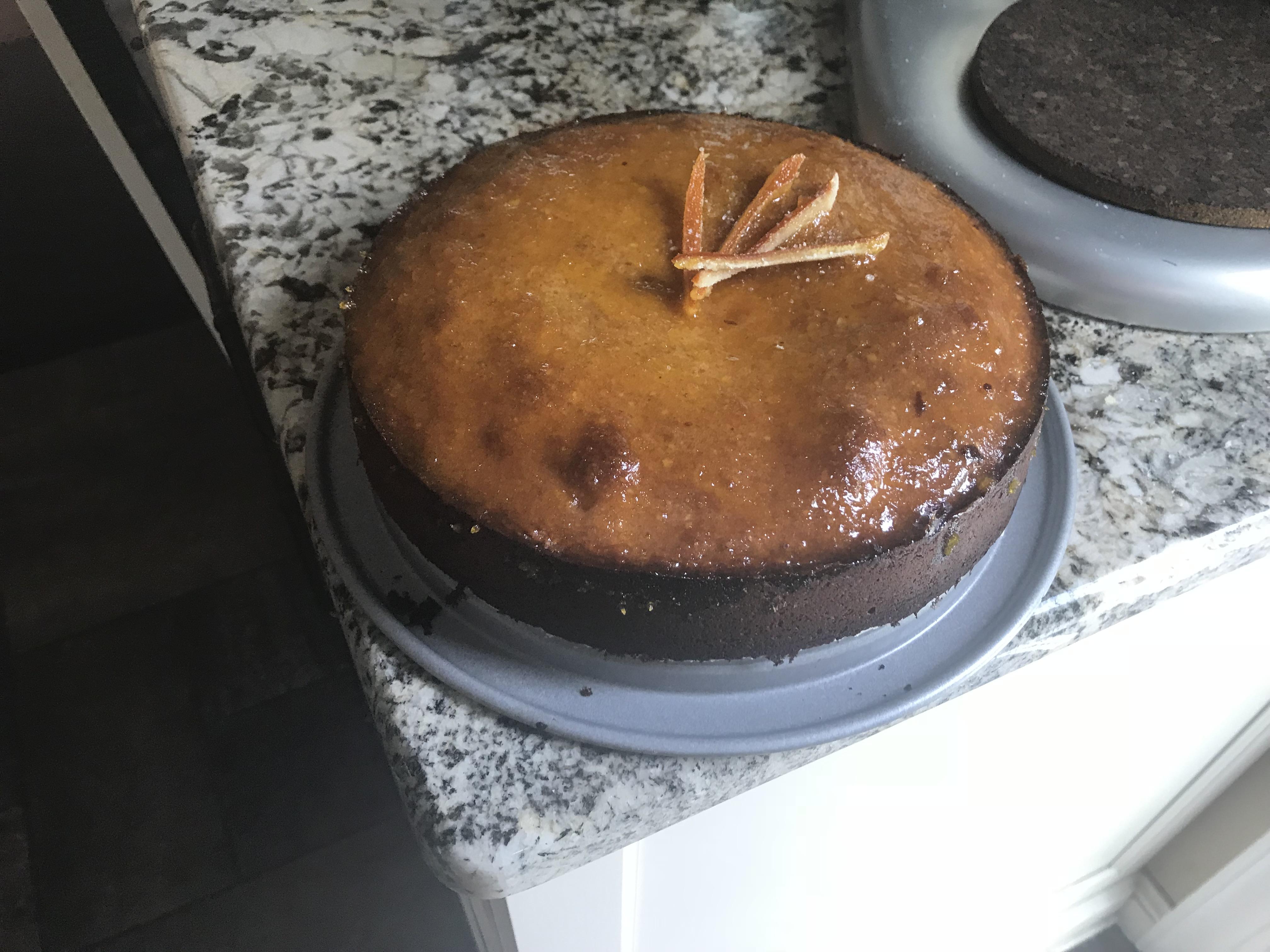 Almond flour and clementine syrup soaked cake r/Baking