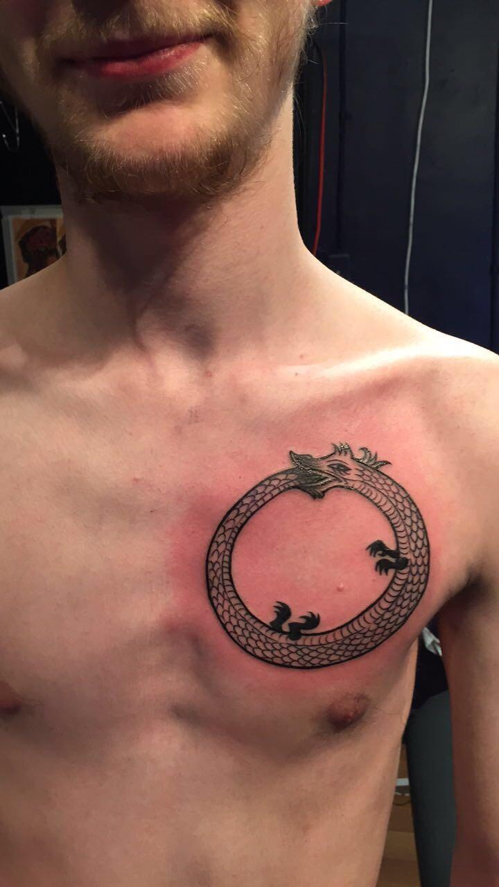 Gojira tattoo by Naomi King at Next Tattoo, Vancouver. tattoos