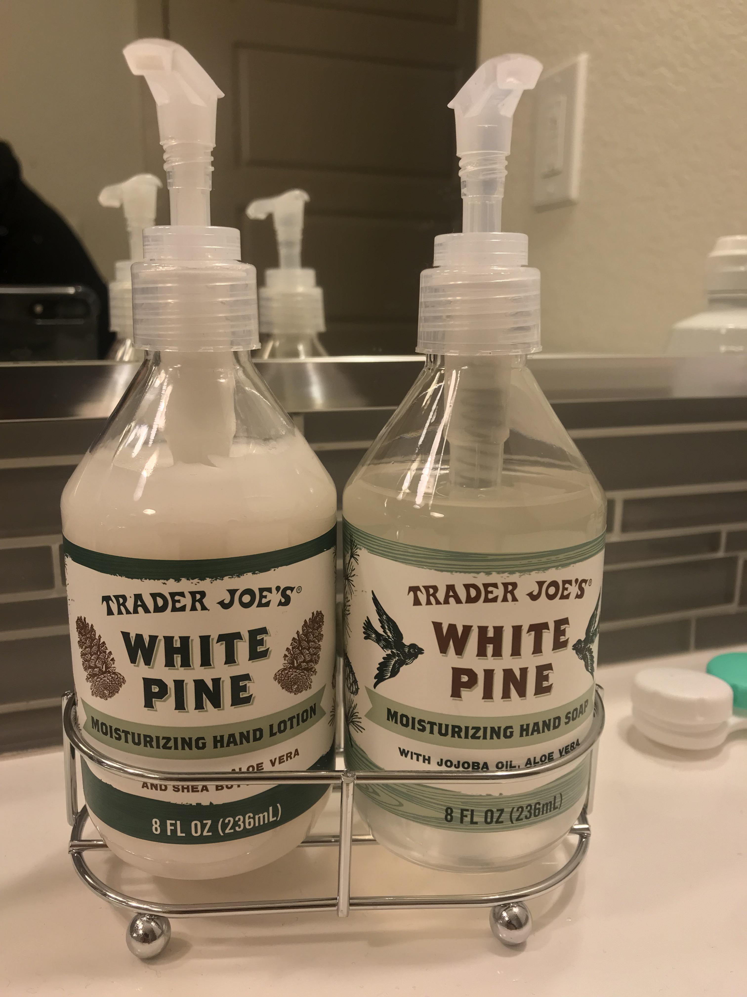 Just grabbed some white pine hand soap and lotion today. I love the