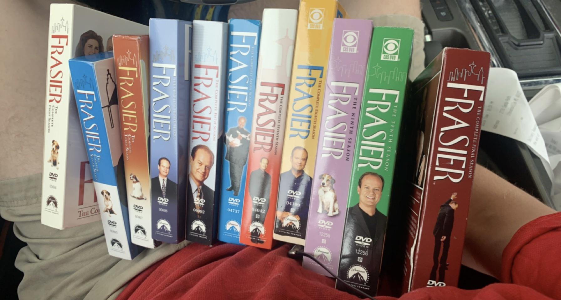 Couldn’t wait til I got home. Best garage sale find ever, complete