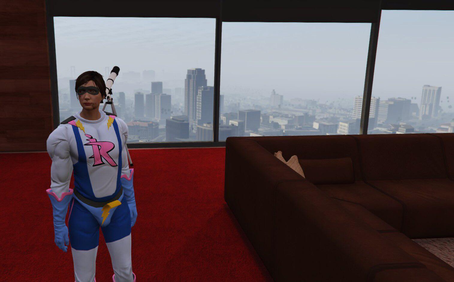 For those of you curious as to how the Impotent Rage Outfit looks on a