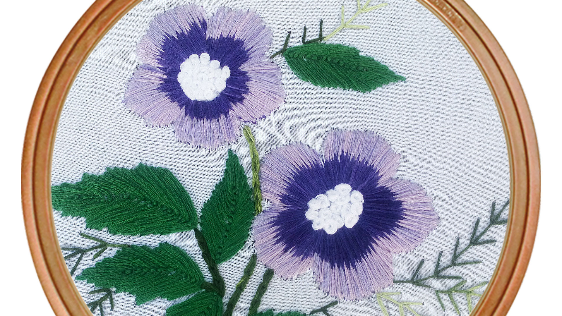 Hand embroidery flower with long and short stitch. r/Embroidery