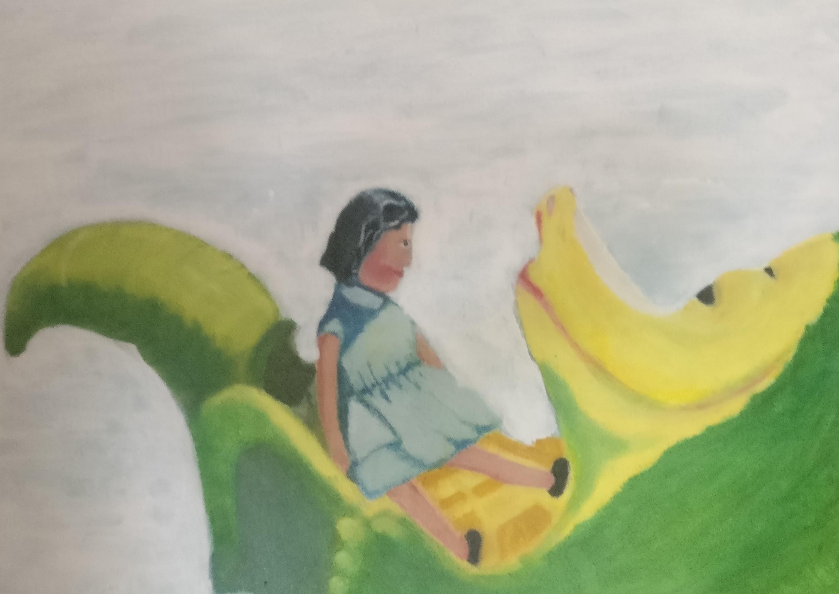 I loved this painting of Harvey's and showed it to my mom months ago