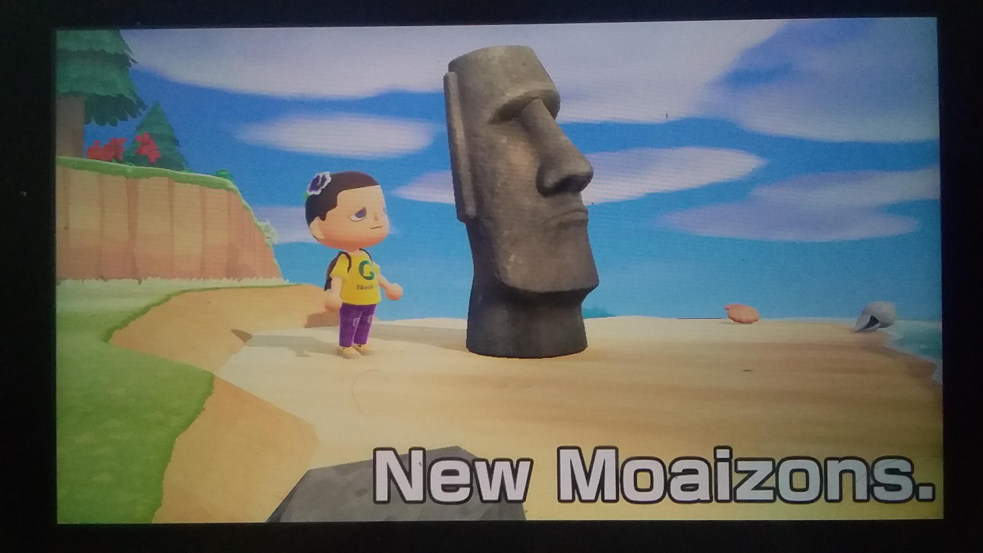 The new Animal Crossing delivers 🗿 r/moai