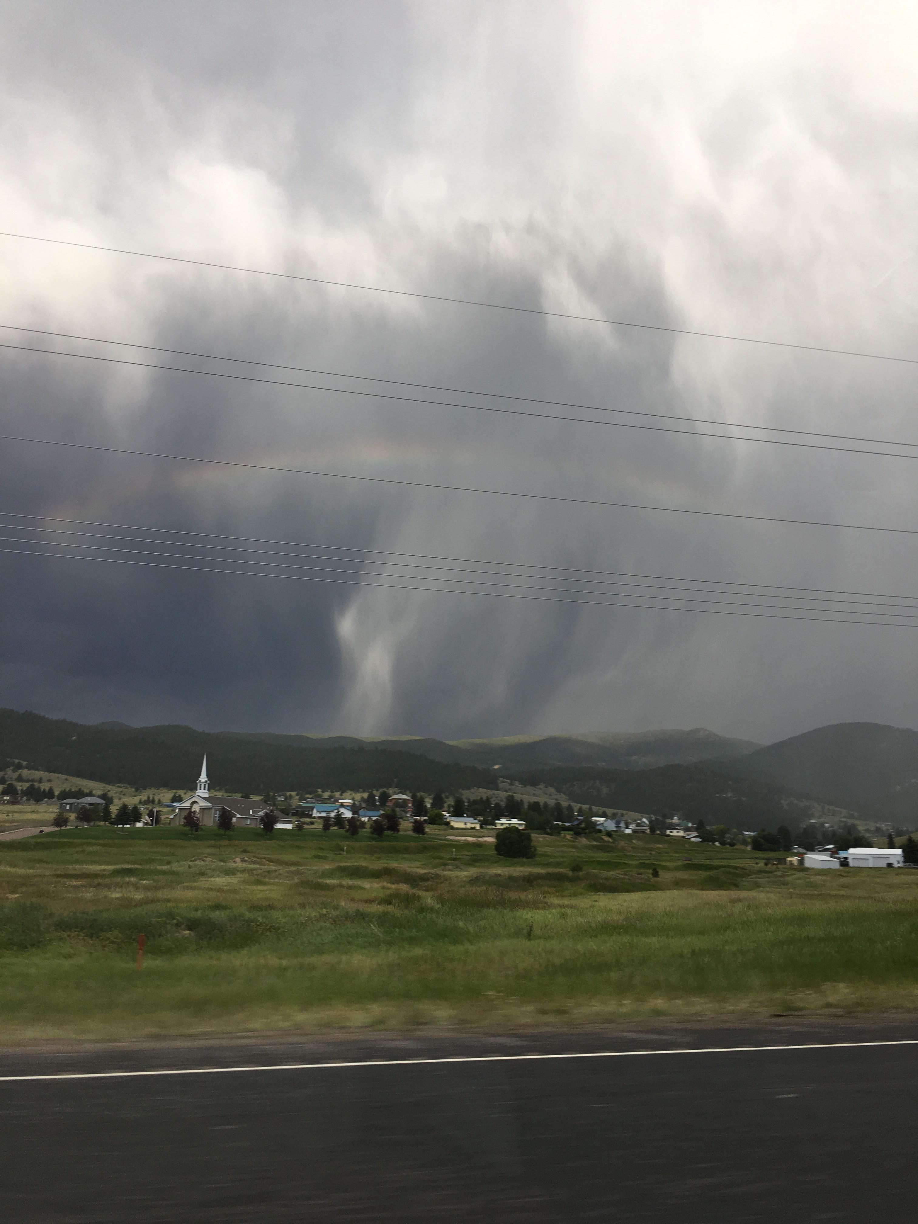 thunderstorm into Philipsburg, Montana. r/weather