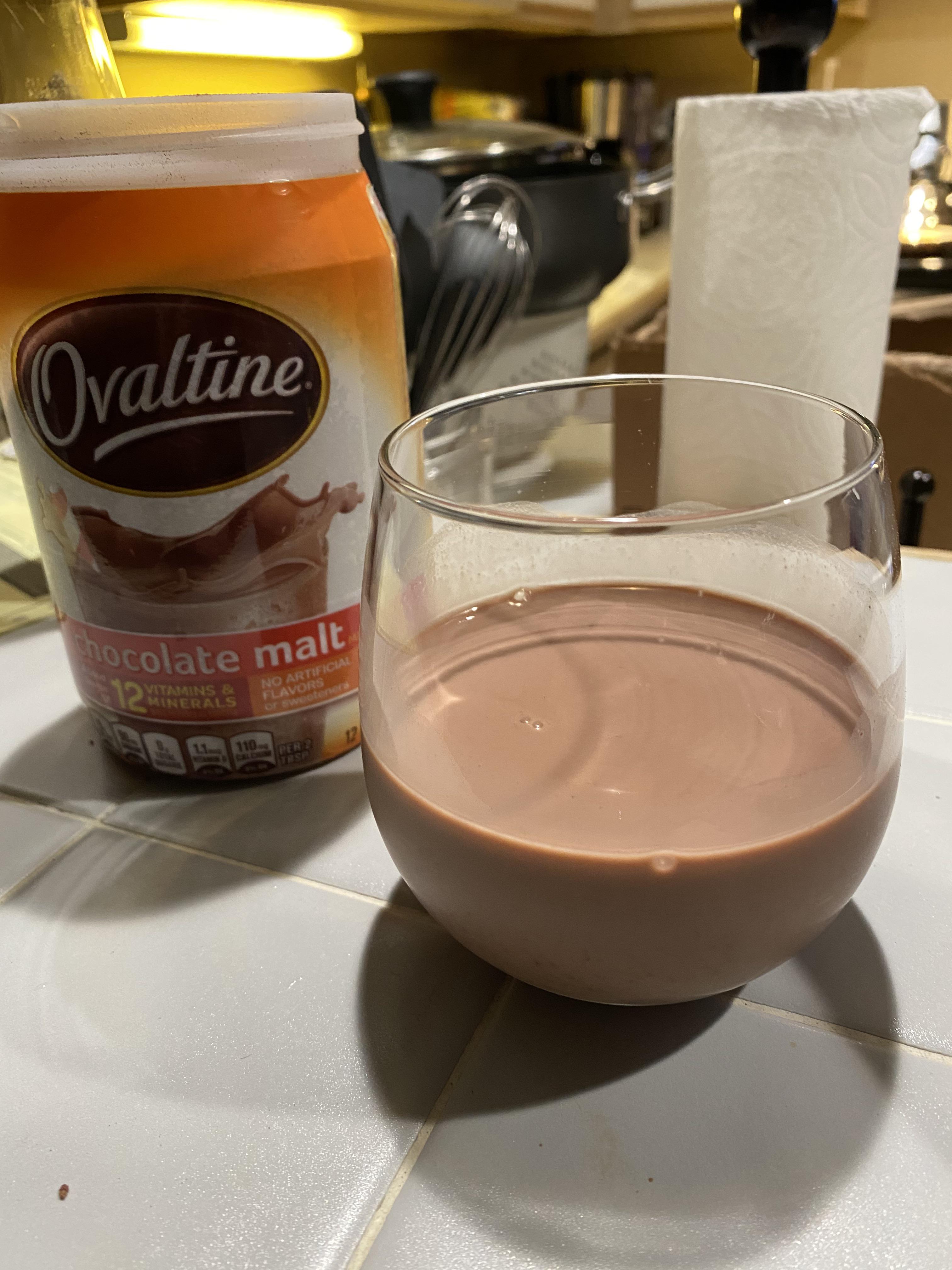 Drinking chocolate milk like an adult r/chocolatemilk