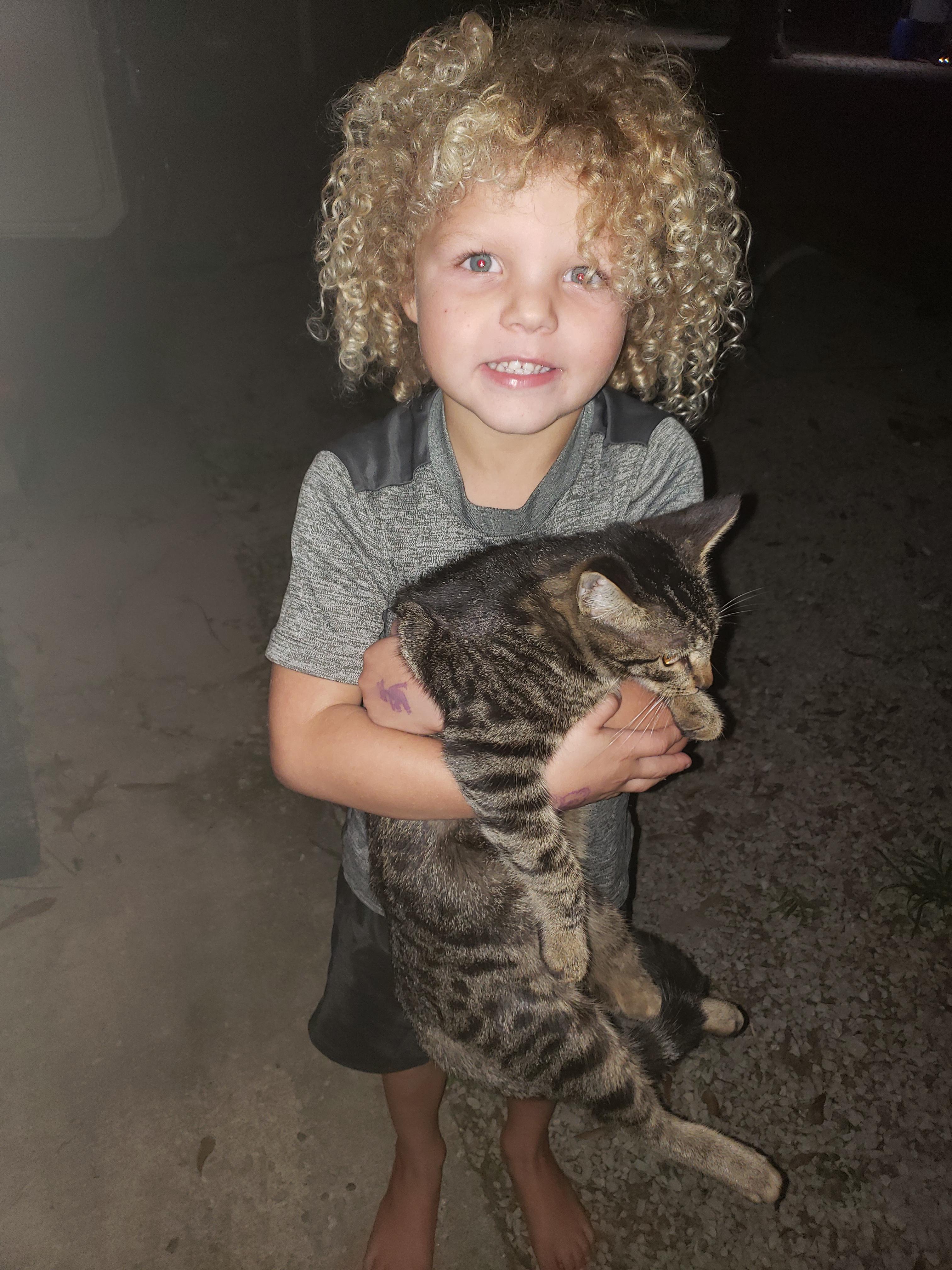 My 5 year old SON often gets mistaken for a girl. He has learned to