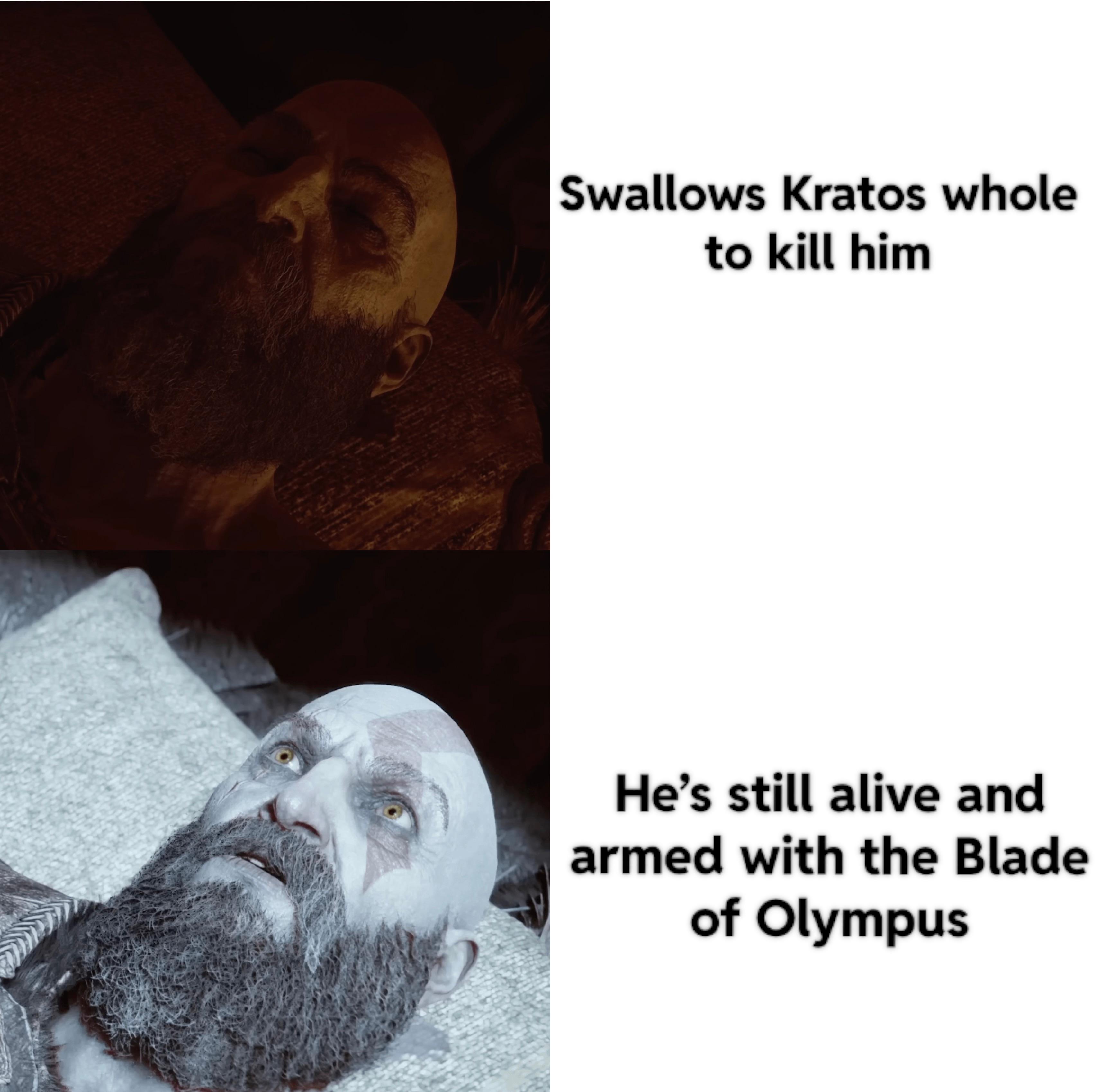 Kronos Eating His Children God Of War