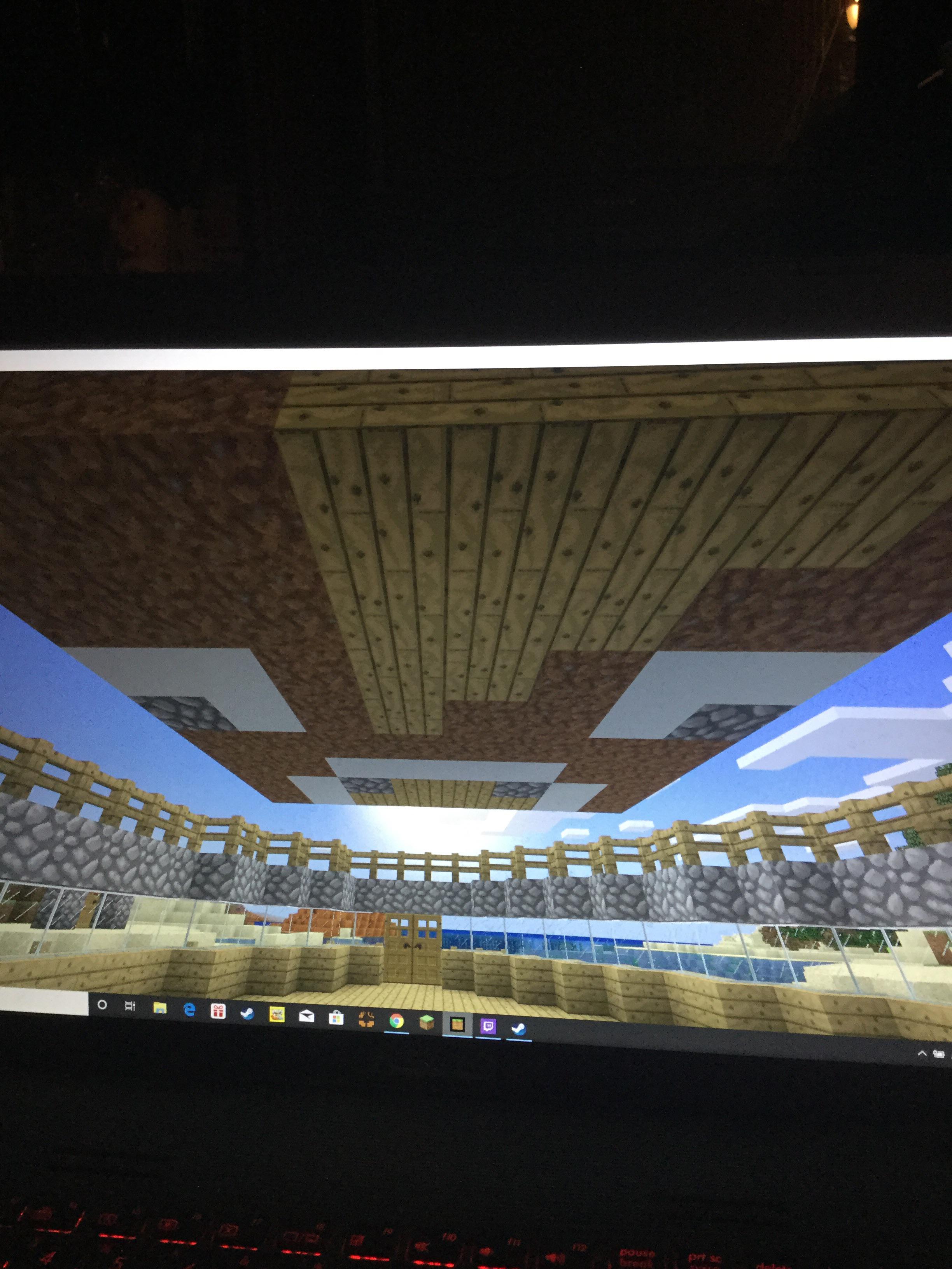 Made a new house for my pet cow in Minecraft hardcore and this is the