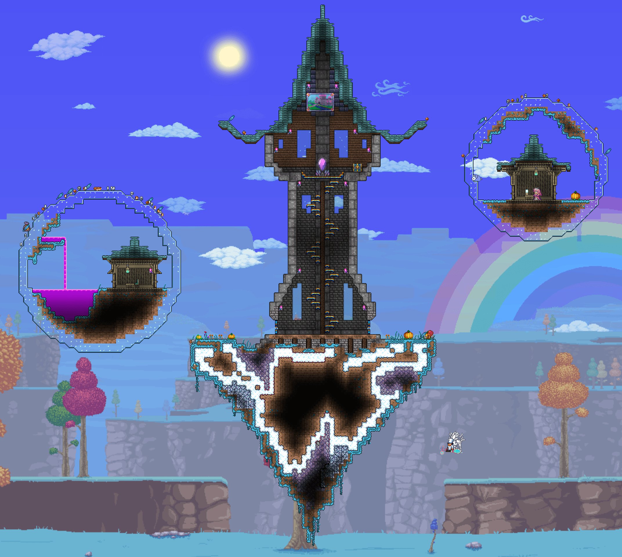 Hallow biome build. r/Terraria
