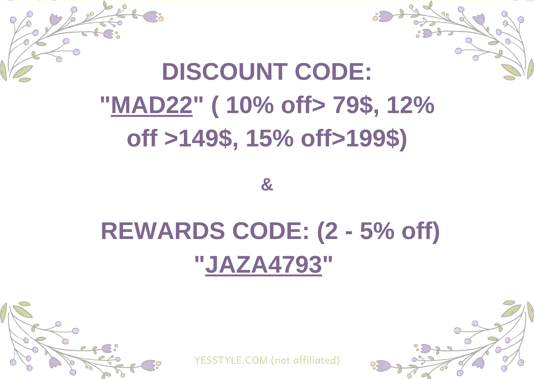 Tips or tricks for simplified shopping! Fill ur code bars with either