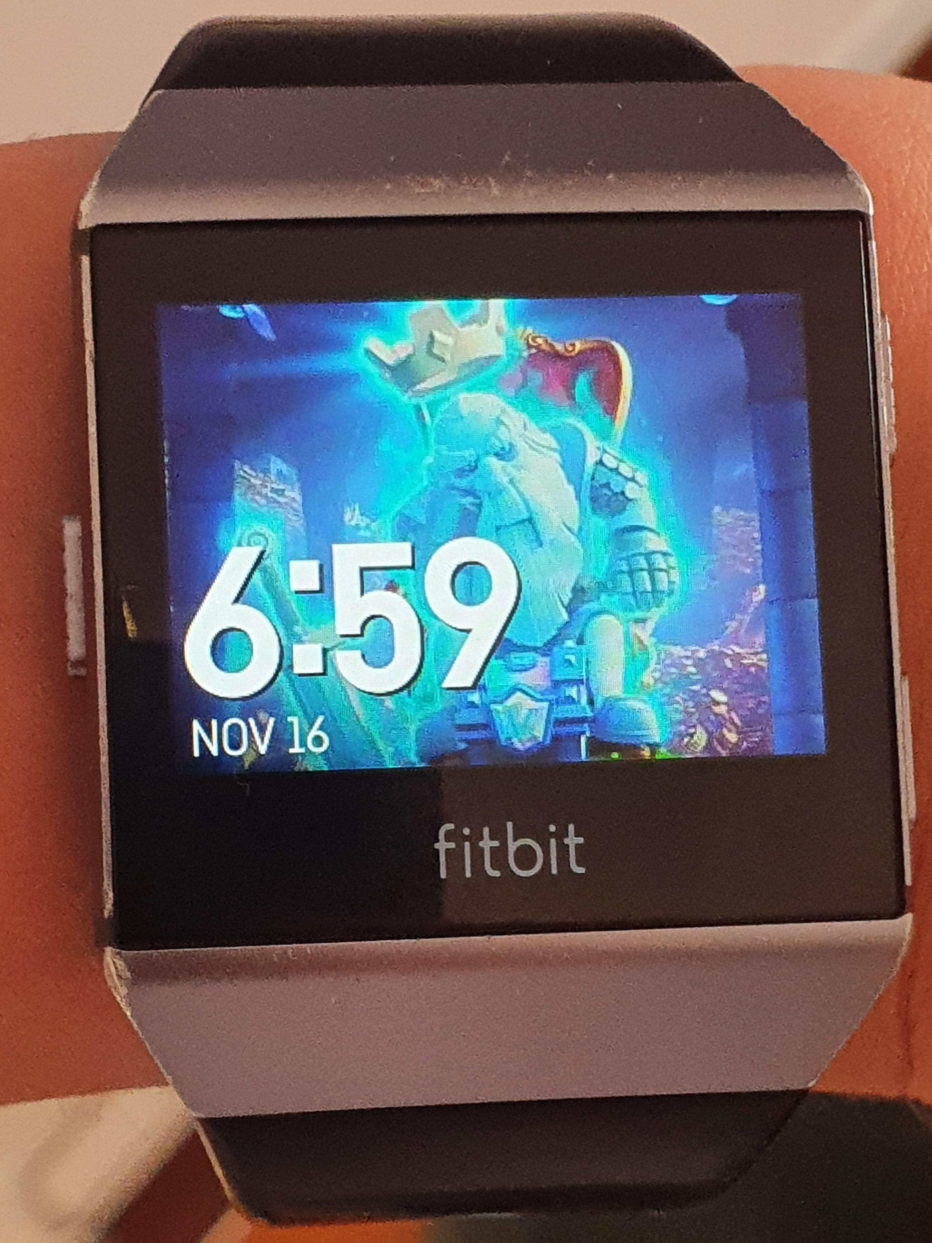 Well, now I have the royal ghost loading screen as my fitbits clock