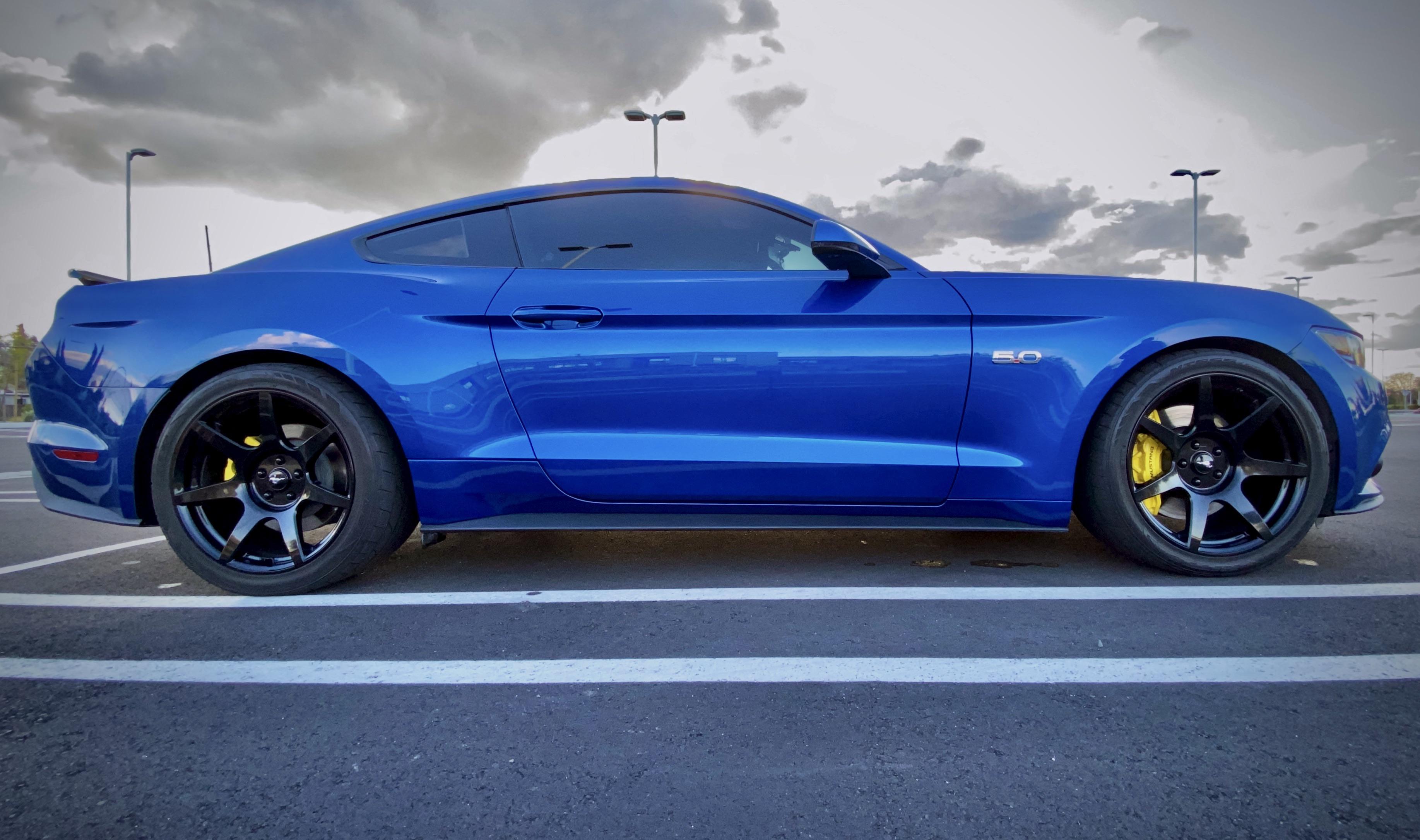 I painted my calipers, I think I chose the right color! r/Mustang
