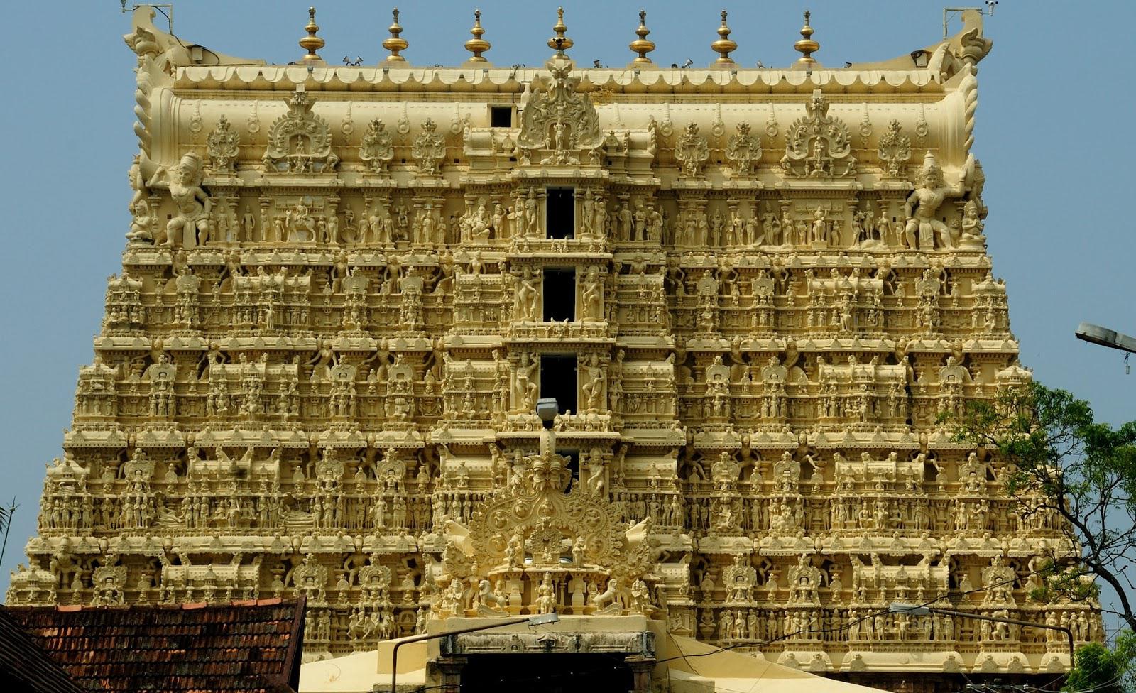 Padmanabhaswamy Temple Gold Photos