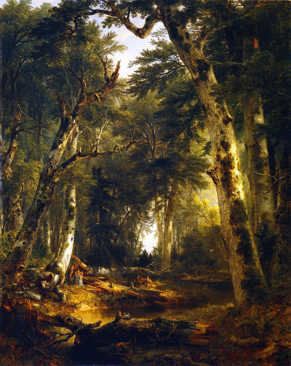 Asher Brown Durand In the Woods (1855) [940 x 1182] r/ArtPorn