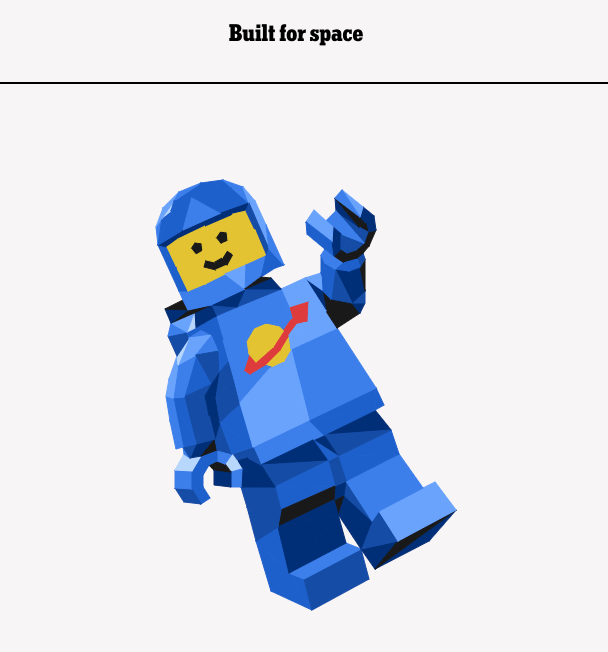 I was not expecting Benny to be in the NYT Vertex puzzle today! lego