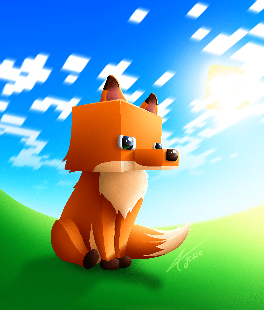 Quarantine Floppy Mobs So I Drew This Fox For You D Minecraft
