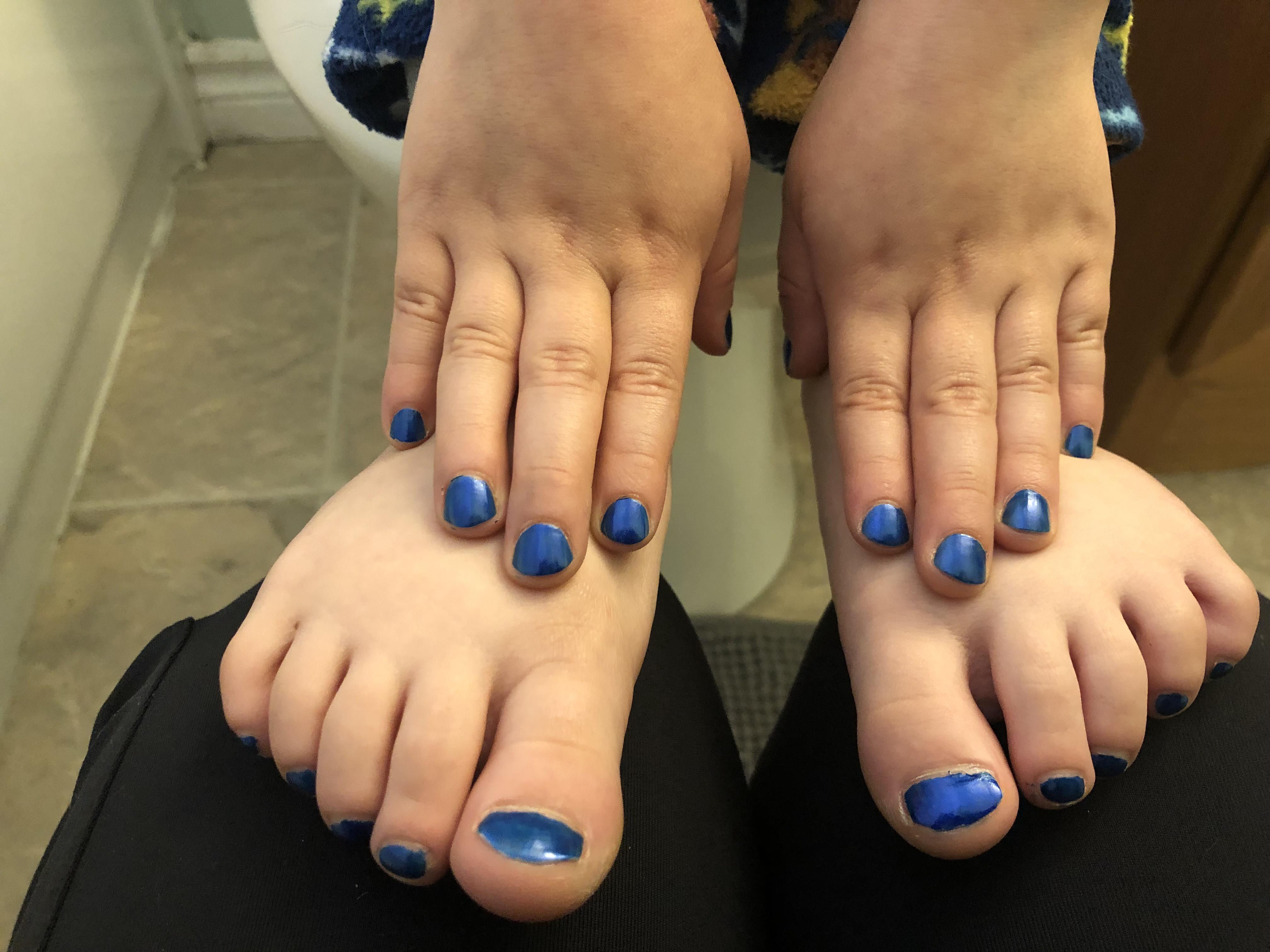 “Mommy, can you paint my nails like you?”....”take a picture like you