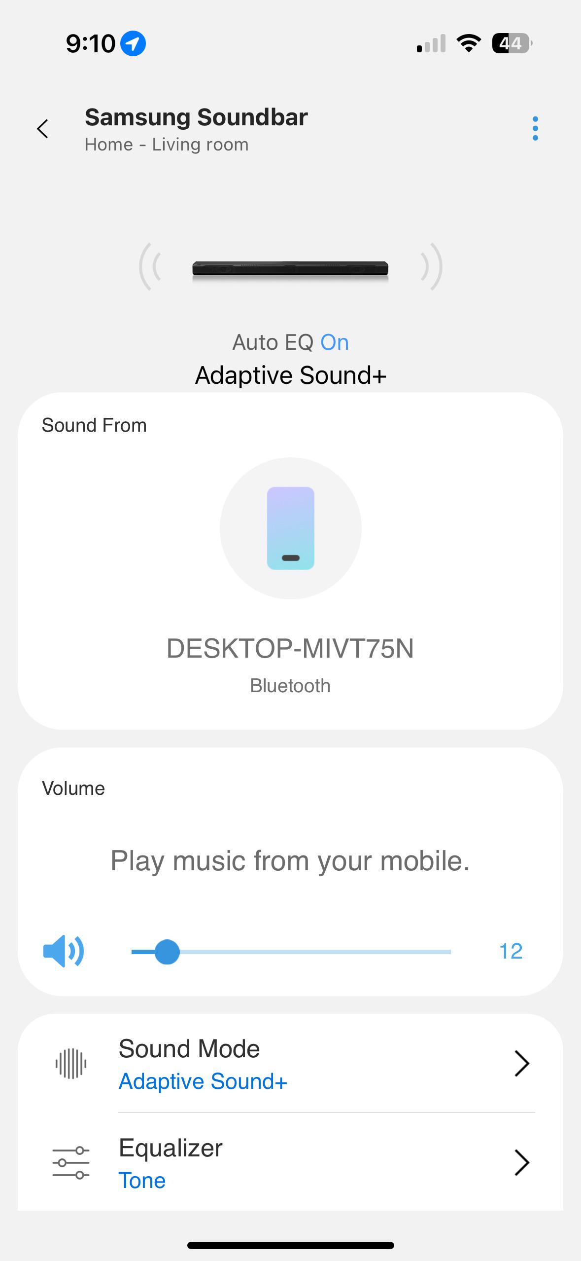 How to prevent neighbours from connecting to Samsung Q990B Soundbar via
