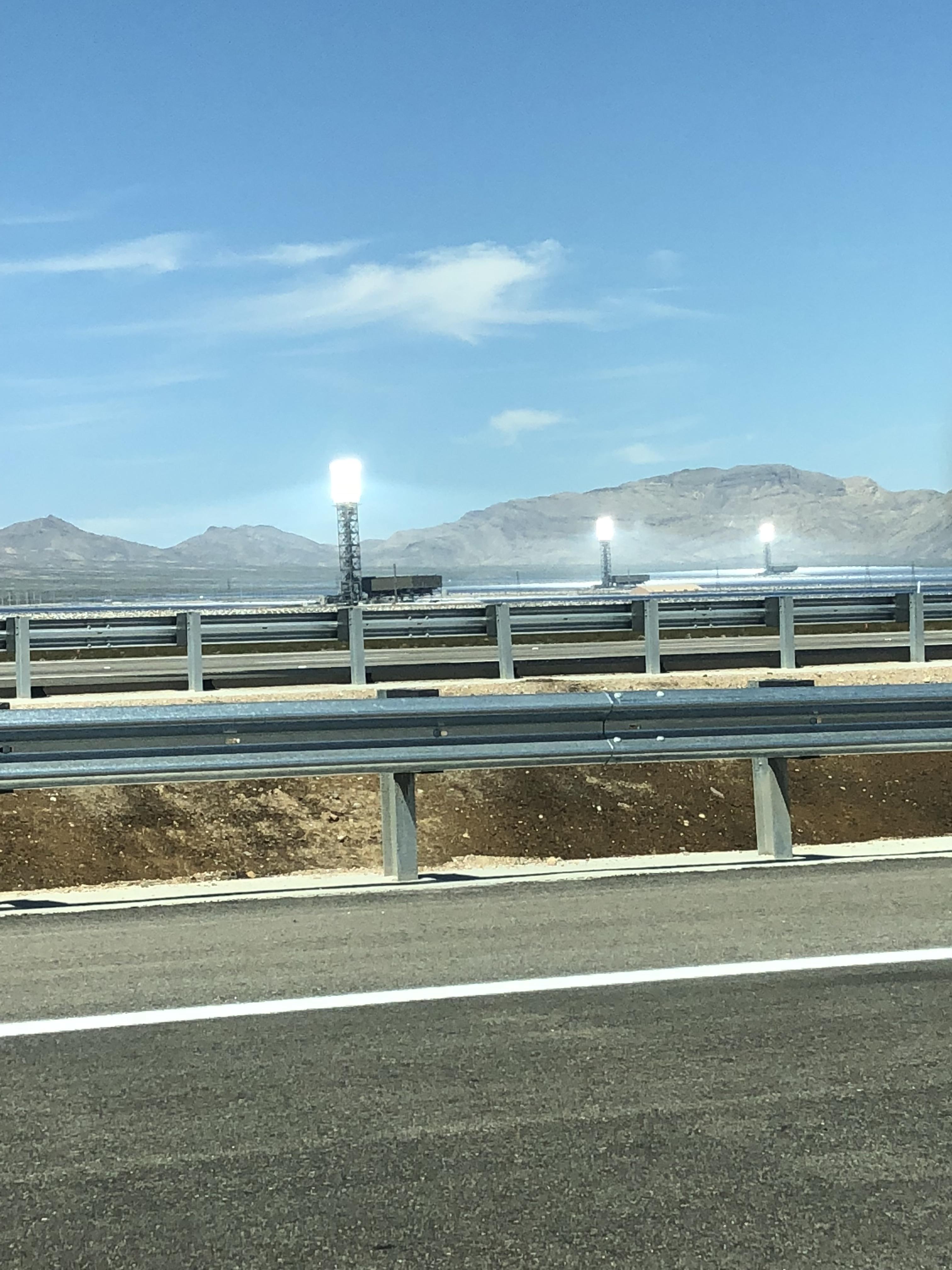 What are these towers in the solar panel fields and what do they do? Located on CANV border I