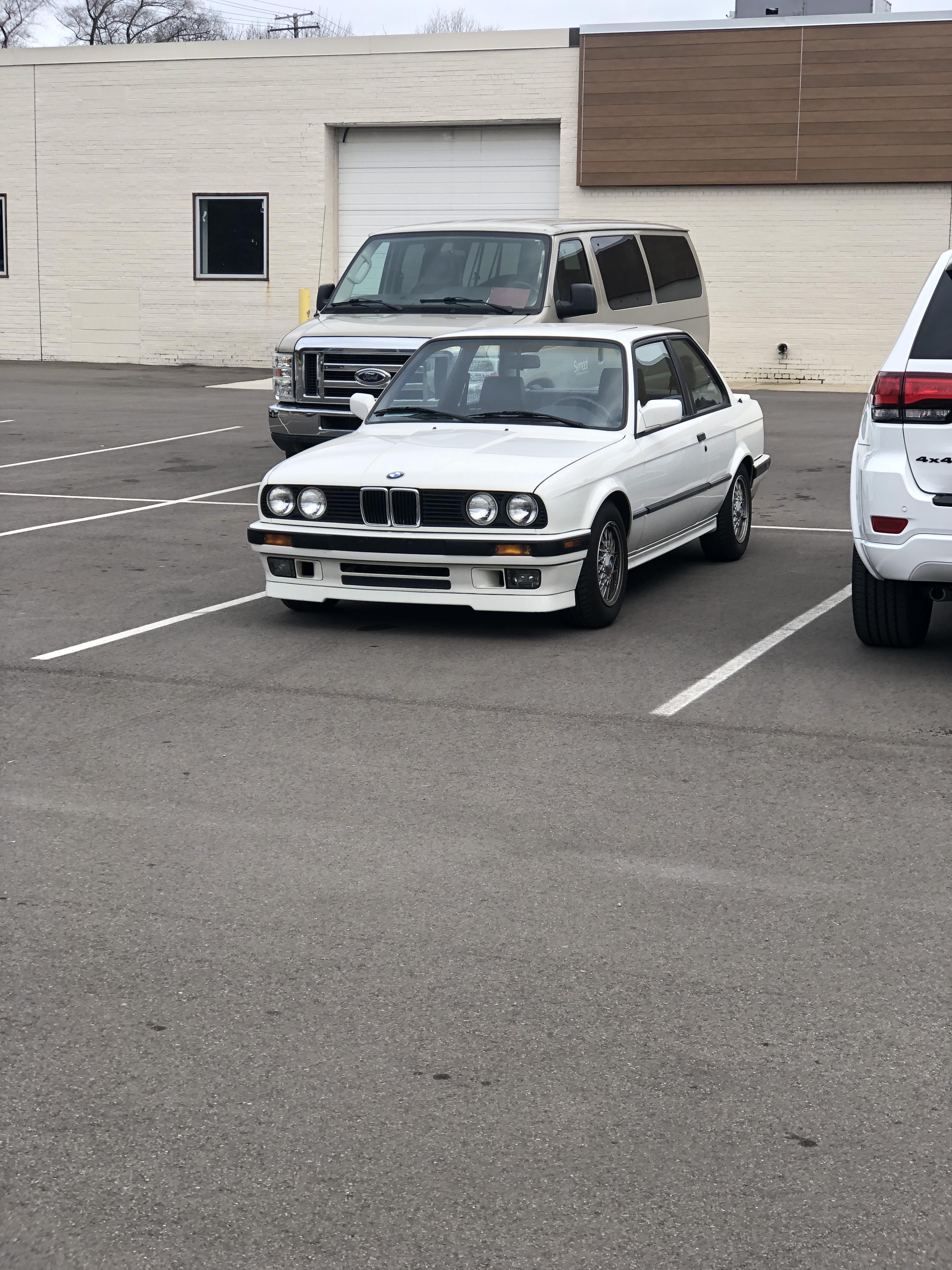 Went to the DMV in Ann Arbor to register my touring and saw this in the