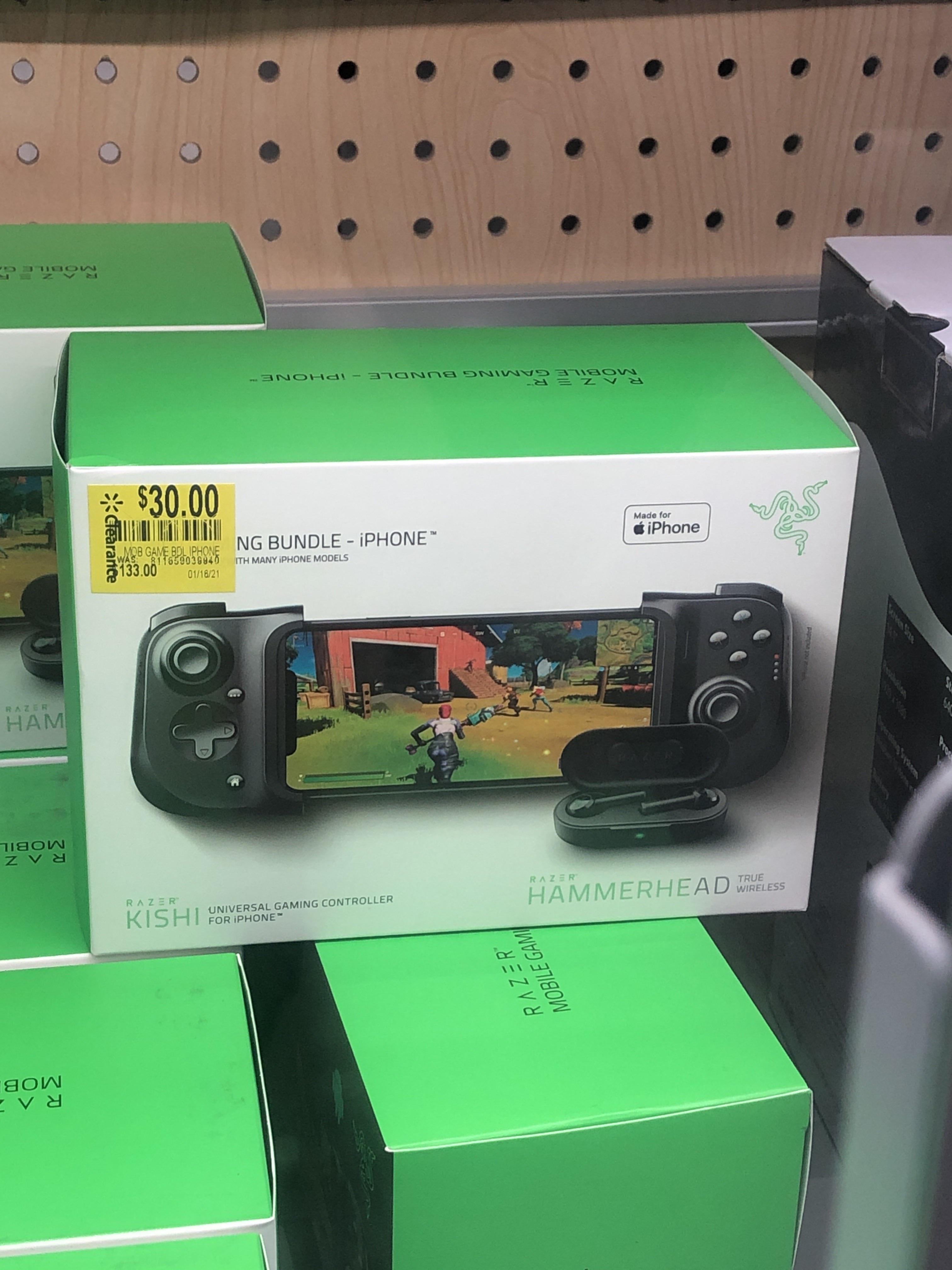 Razer Kishi and Hammerhead bundle 30 at Walmart. iOS