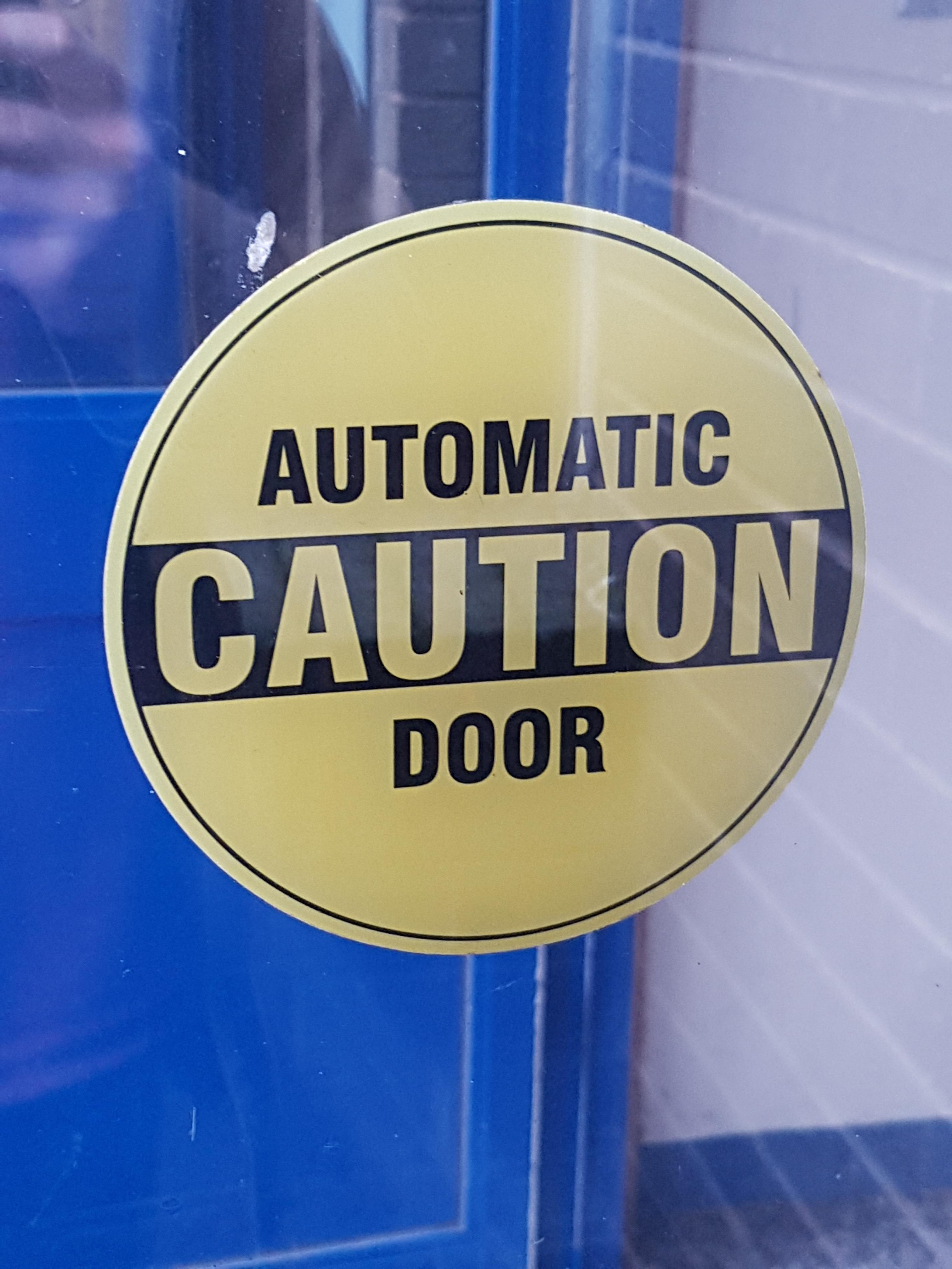 Automatic Caution Door : r/dontdeadopeninside