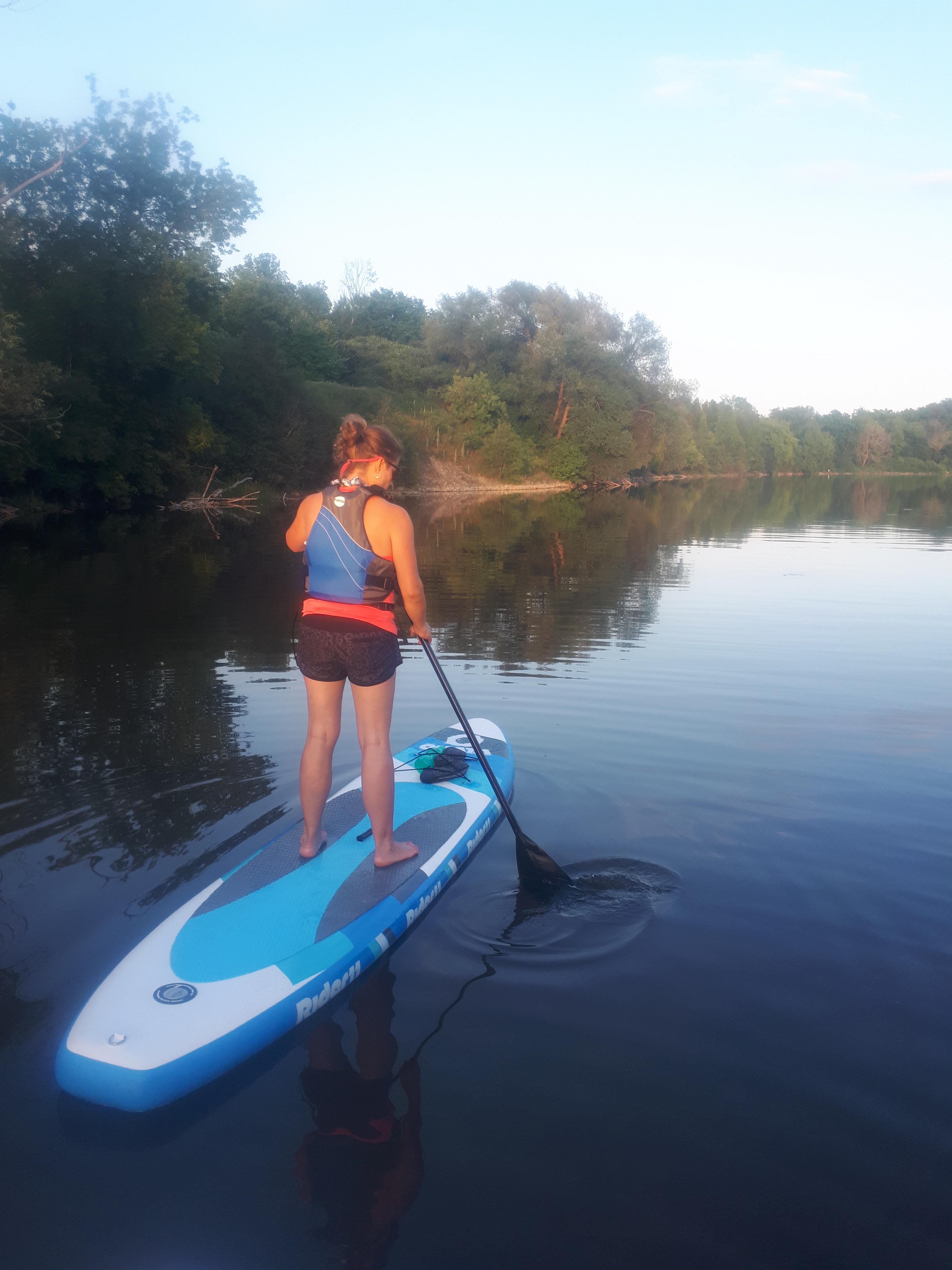 Paddling the Eramosa River Between Watson and Victoria. What a great