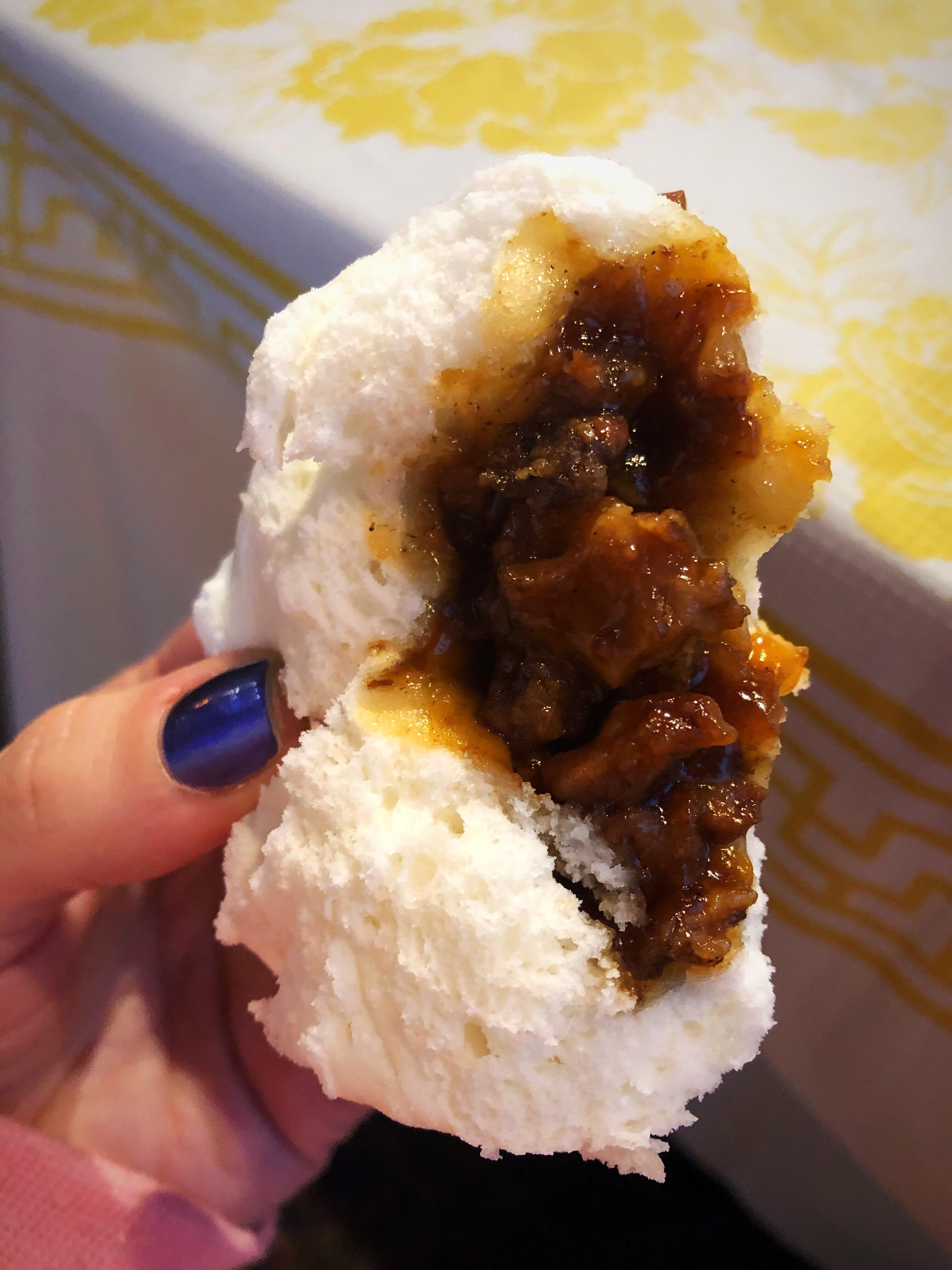 Steamed barbecue pork buns. FoodPorn