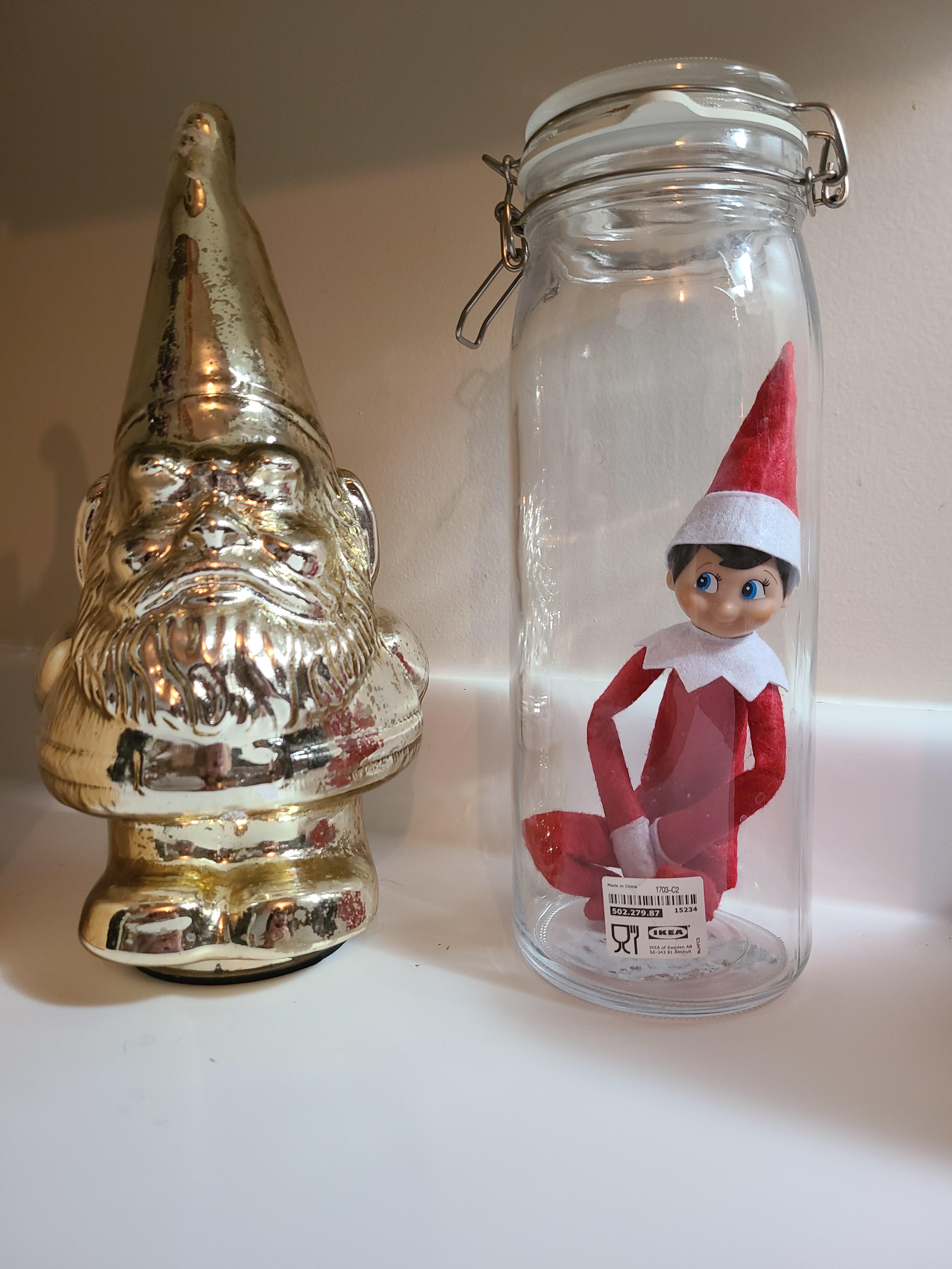 Elf On a Shelf has to quarantine for two weeks after returning from the