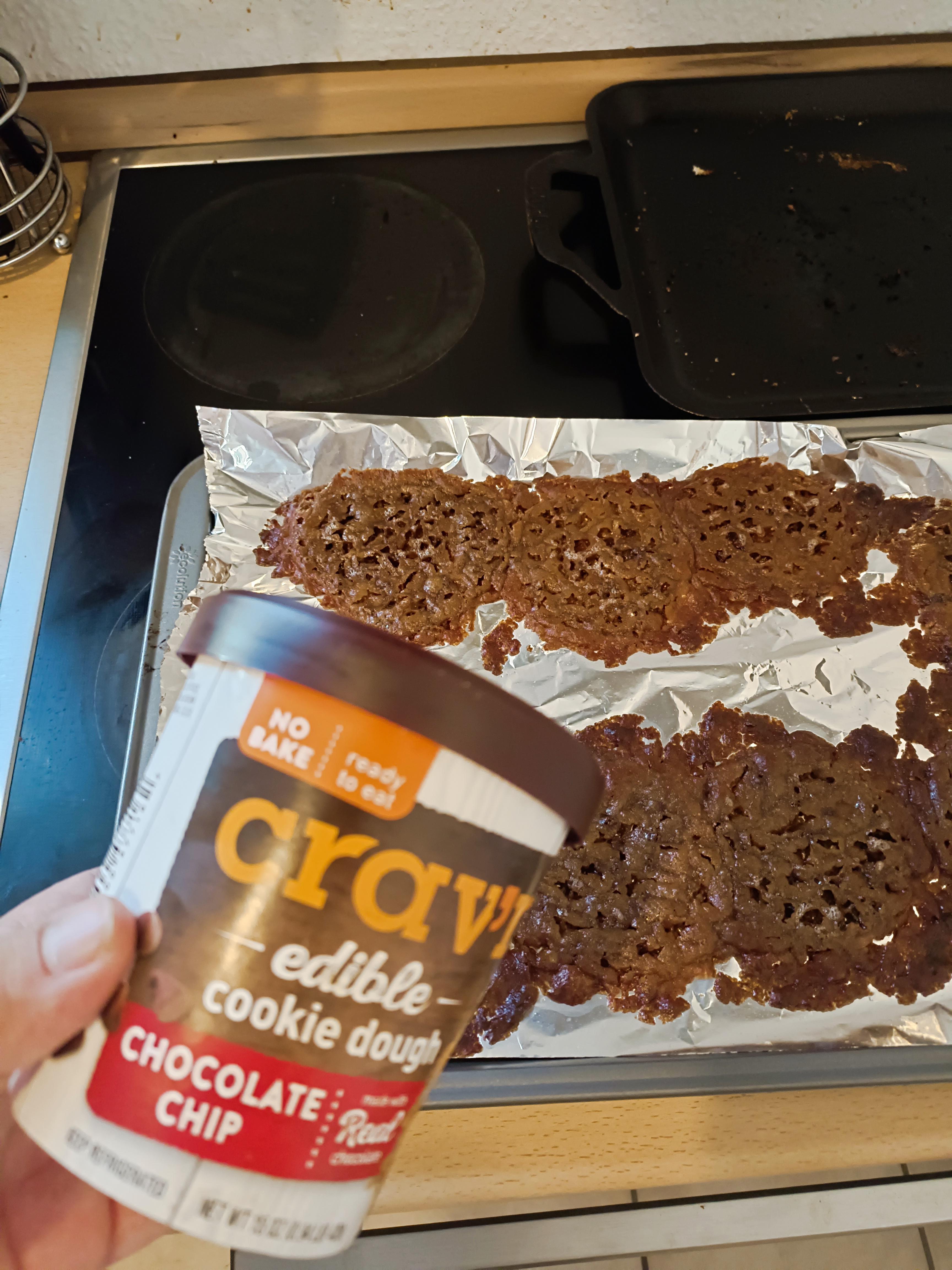 Accidently bought "No Bake" cookie dough. shittyfoodporn