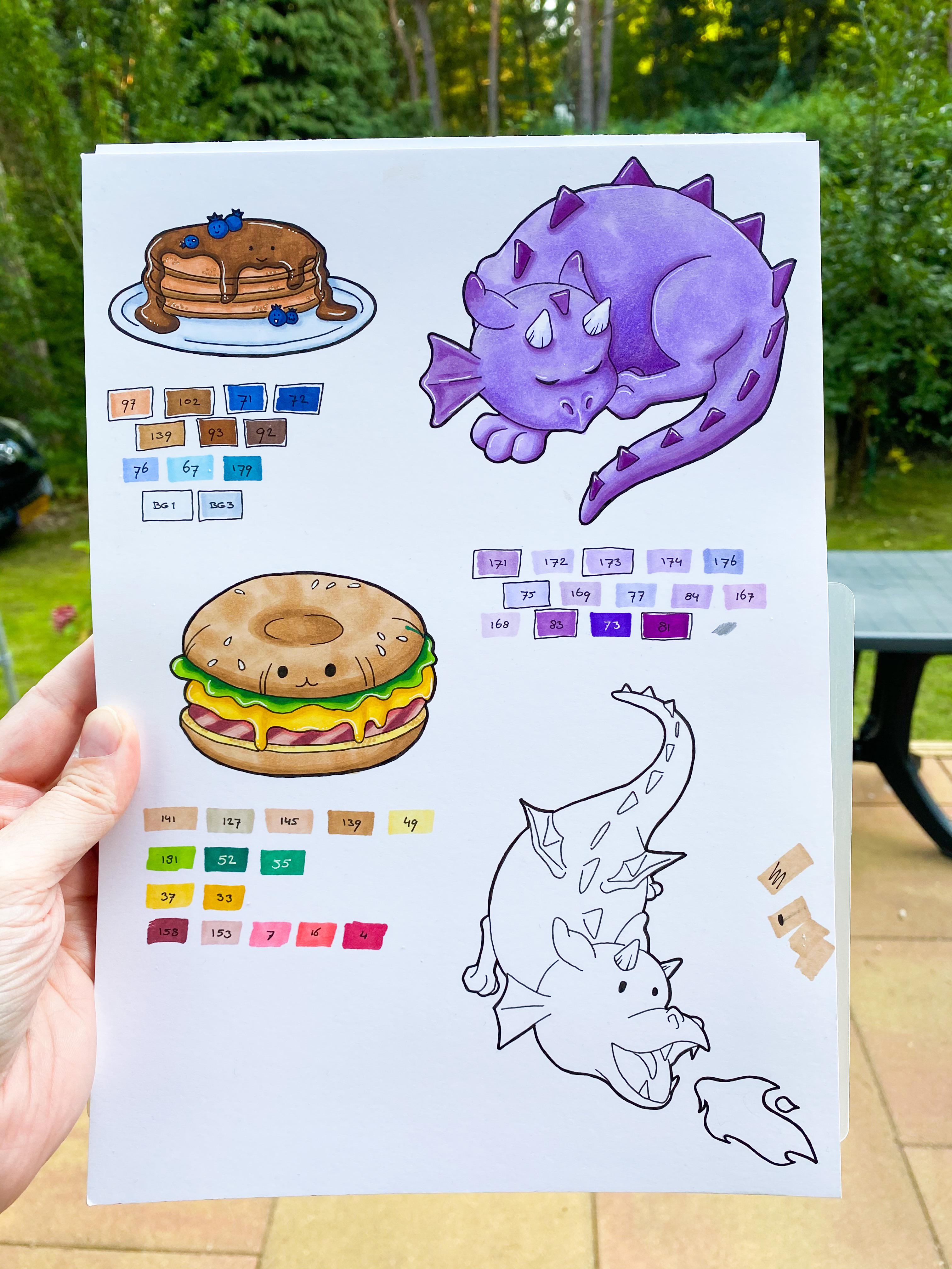 Practicing with my Ohuhu markers. r/Jazza