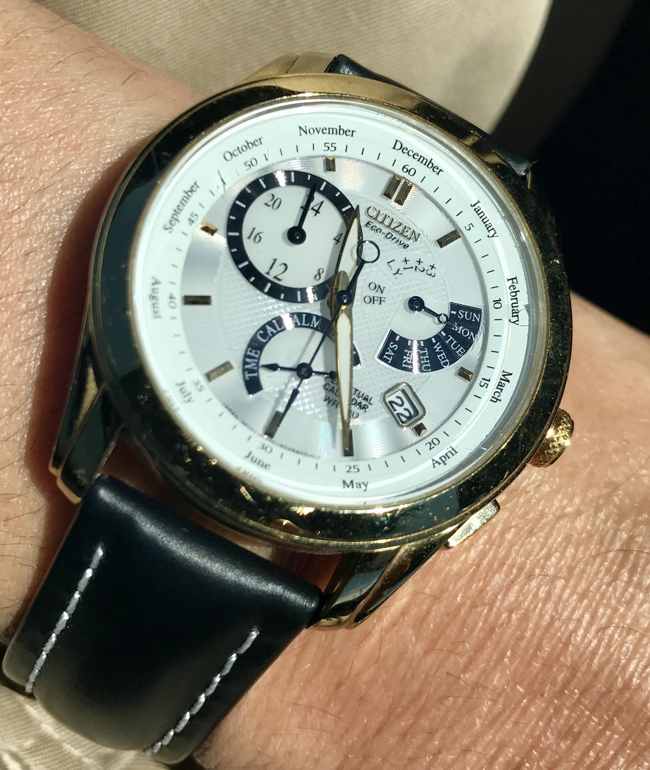 [Citizen EcoDrive] Calibre 8700 for a morning TV interview r/Watches