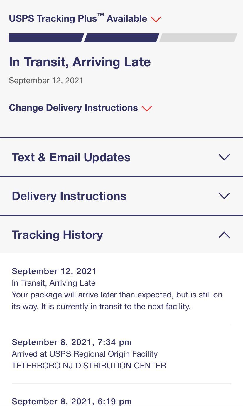 Teterboro Stuck Package..? Arrived there on the 8th , but says it’s in transit and still has not