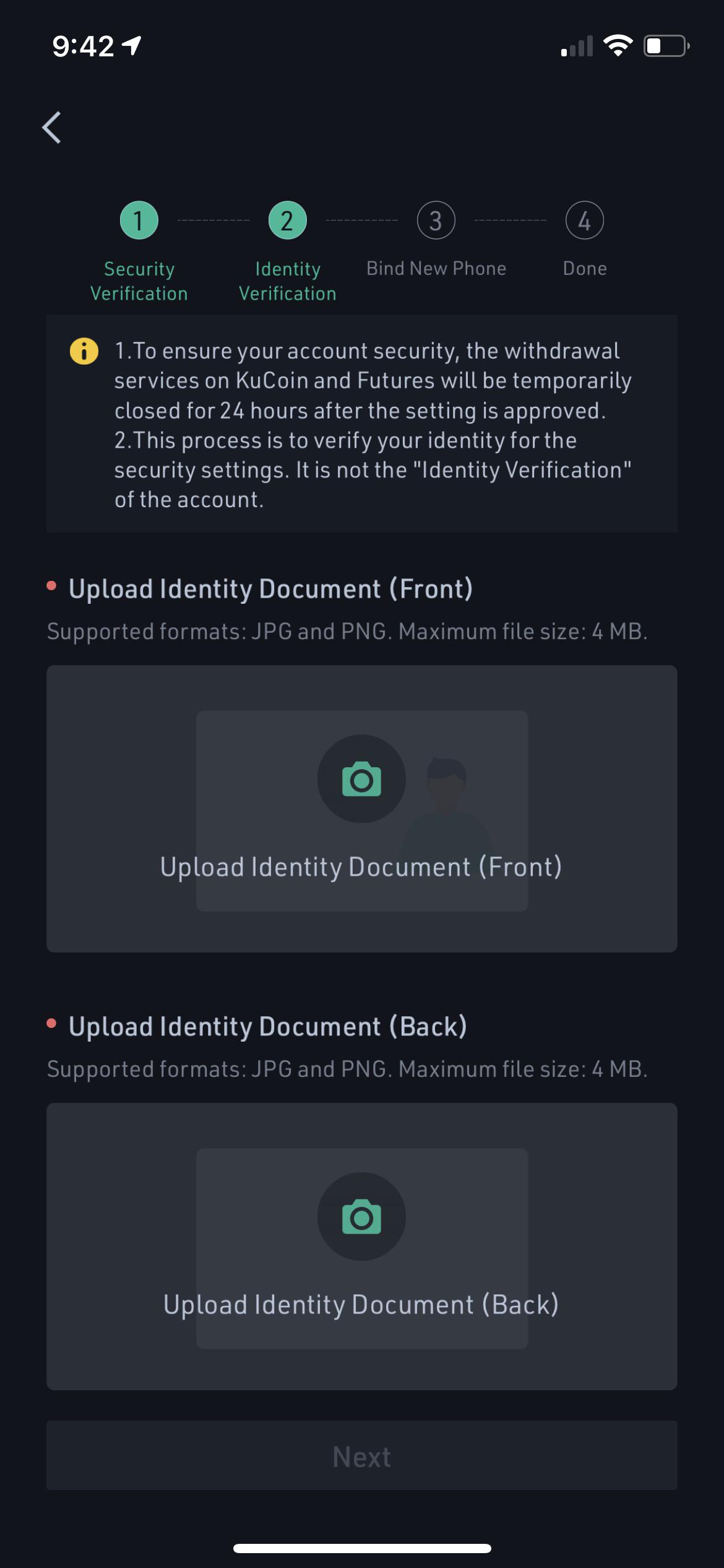 Trying to make me “bind new phone” r/kucoin