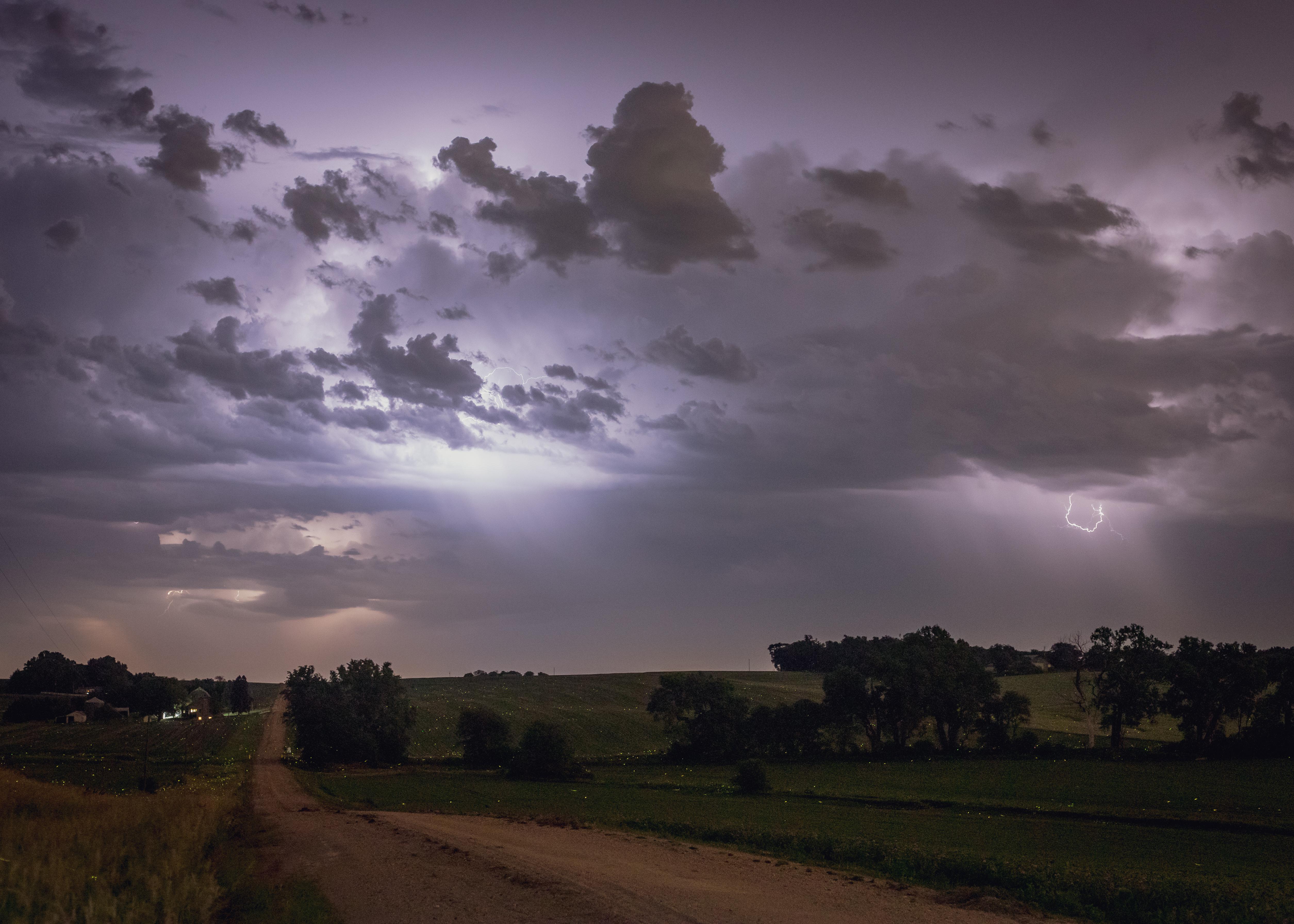 Boring is beautiful sometimes Storms near Prague. r/Nebraska