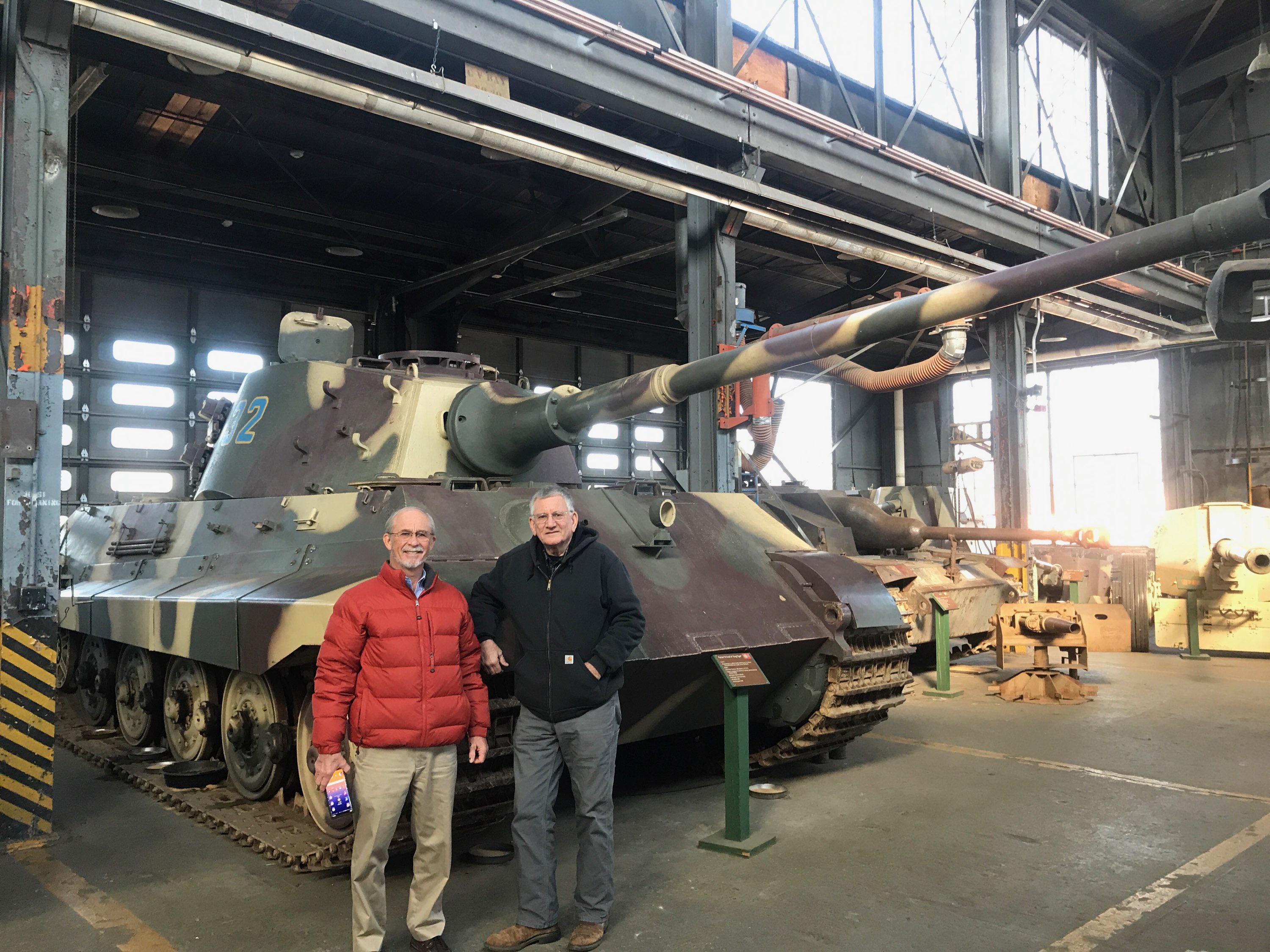 My dad toured the Ft. Benning tank restoration for the Armor museum today and sent me this