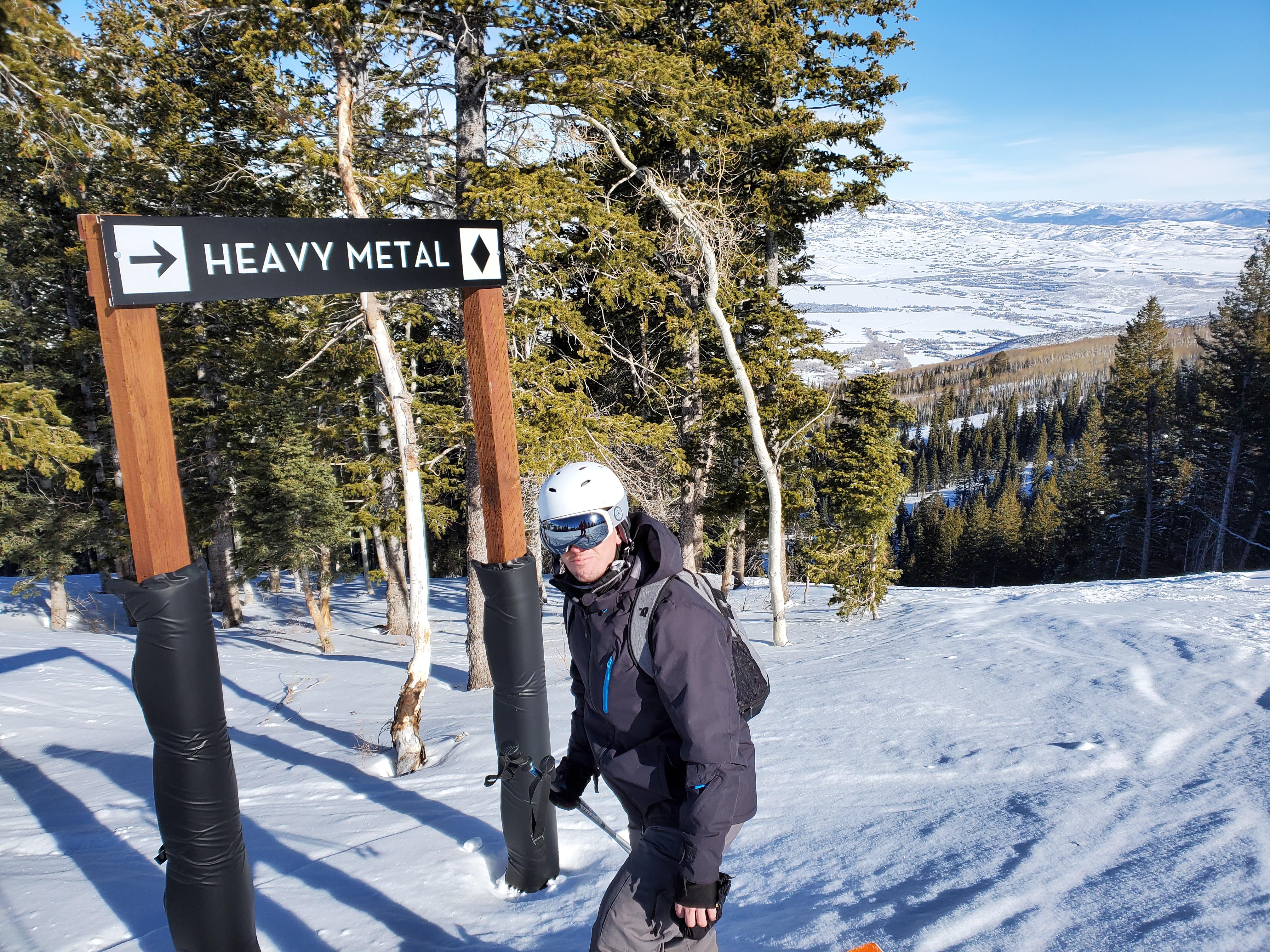 First year ever skiing and took my first black diamond today. Safe to