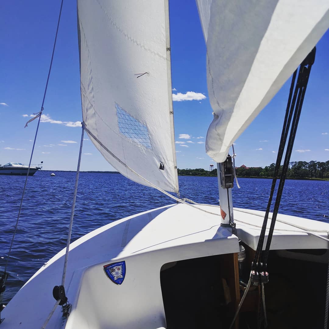 Today was test day for my first introductory sailing lesson. Beautiful