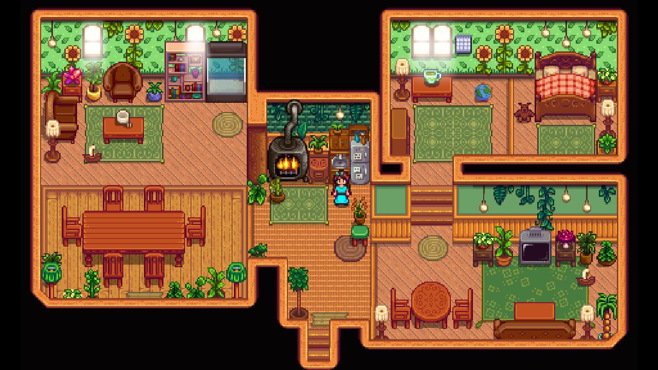 Here’s my Ginger Island farmhouse! I went for a vibe with a lot of