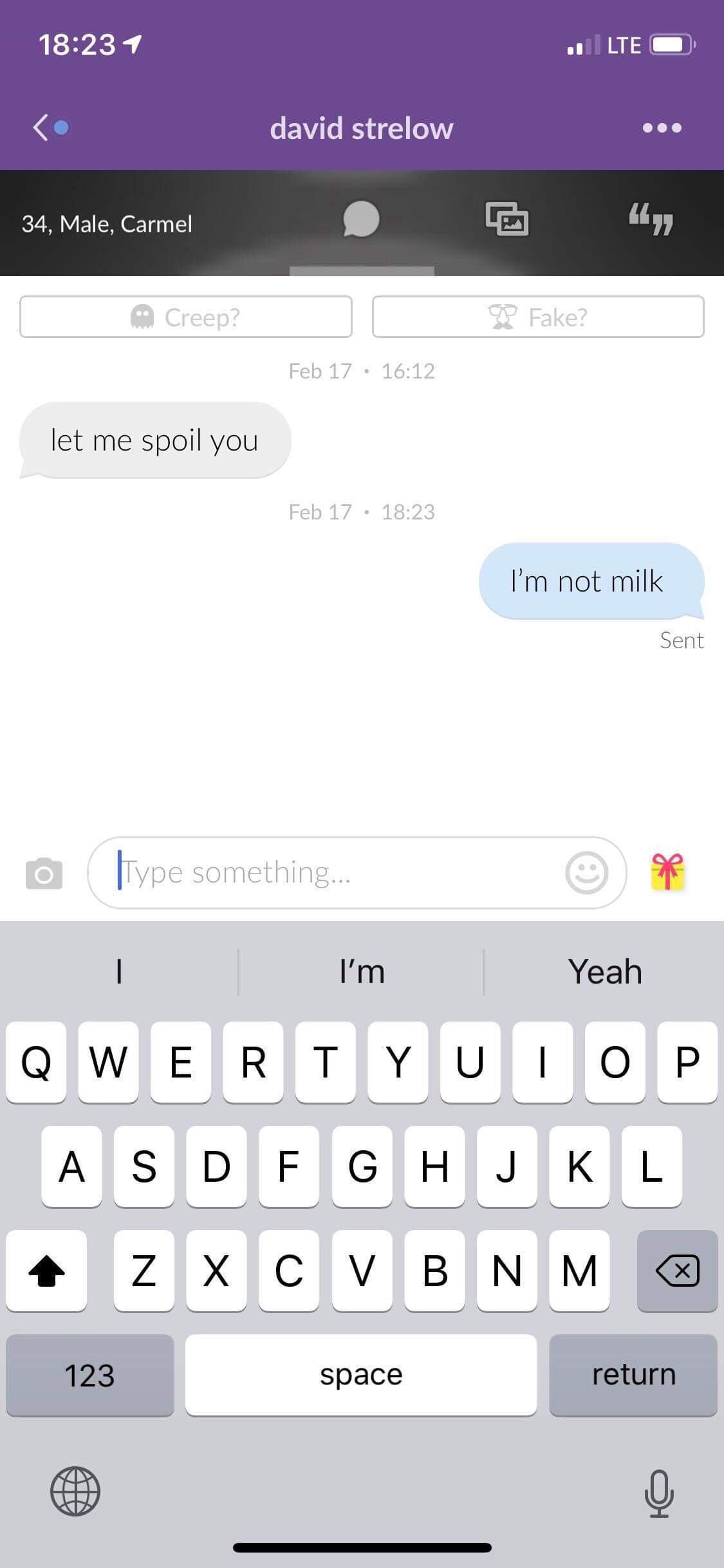 Man these meetme people were something else when I used the app meetme