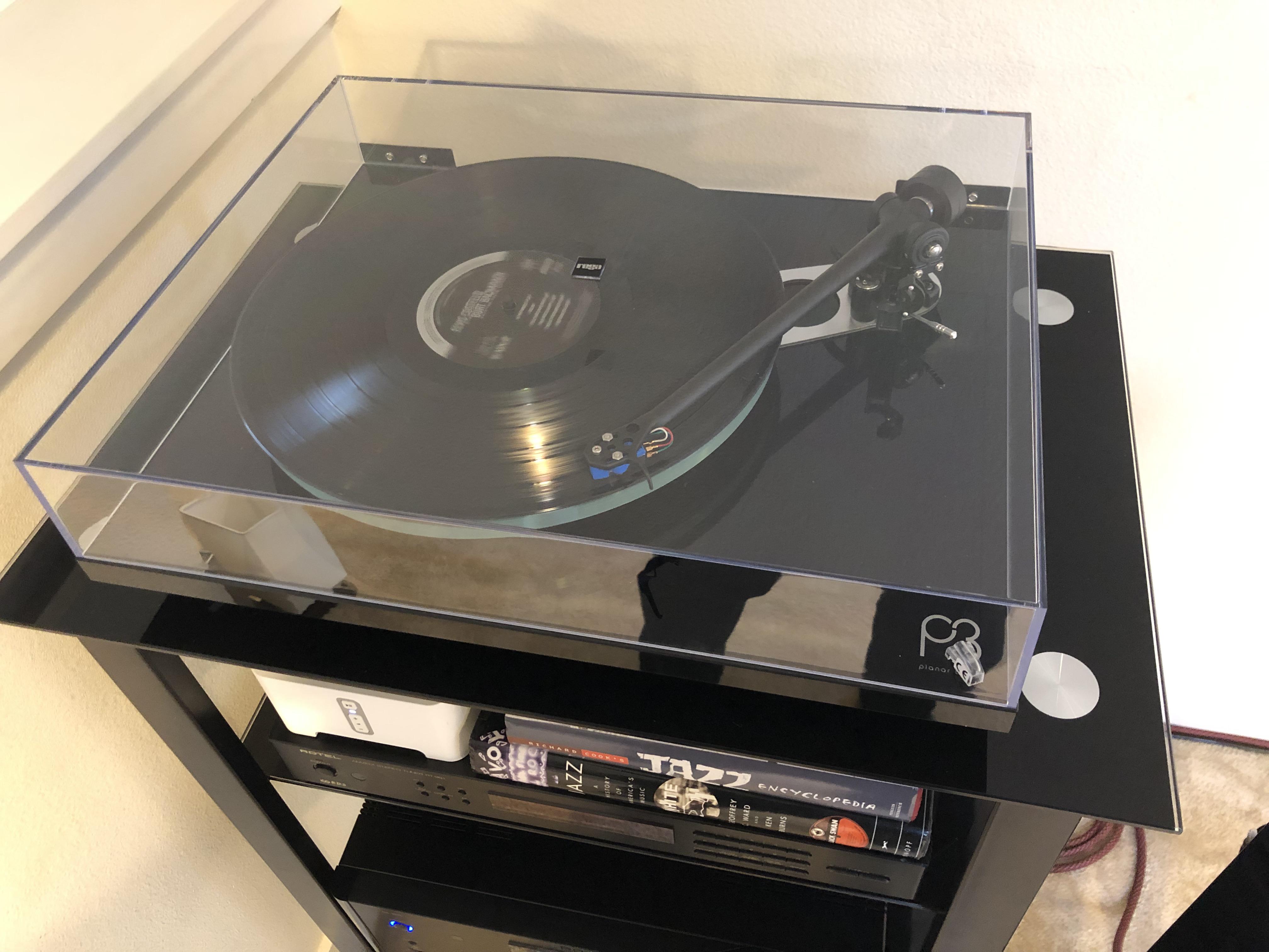 My humble new record player. The store didn’t sell Crosleys should I