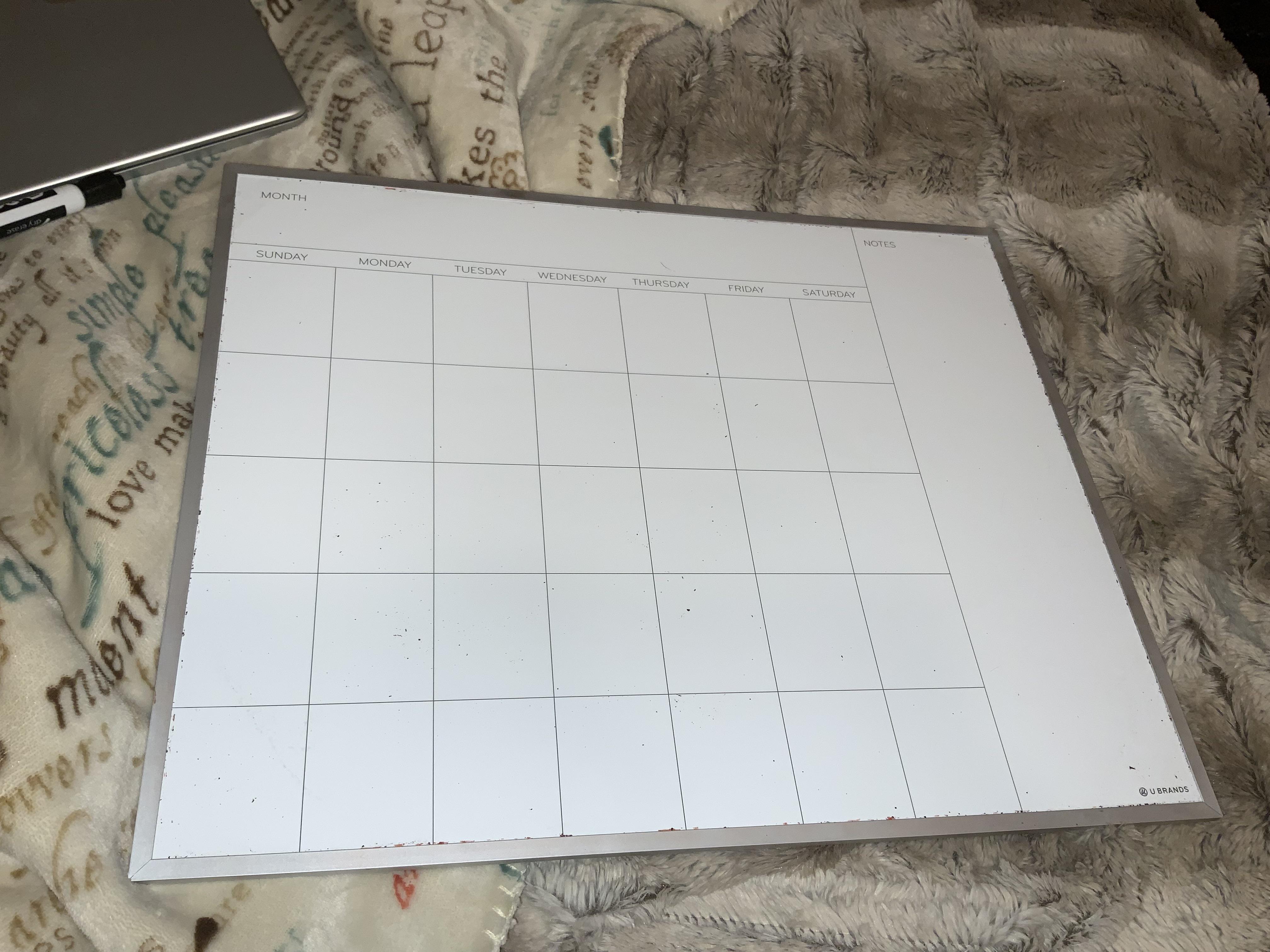 Can I use this as a dry erase board for at home test or does it have to