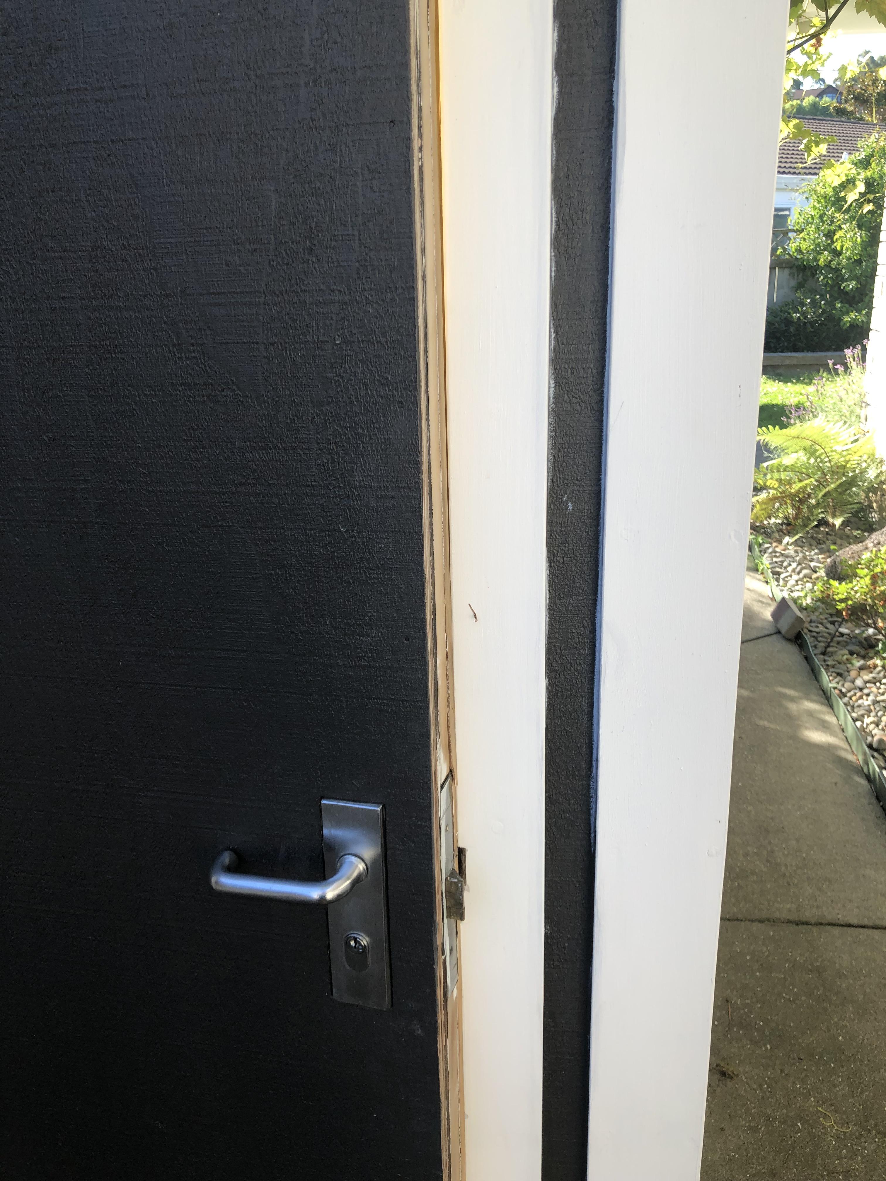 How to shut door? It’s swollen in the middle from rain r/howto